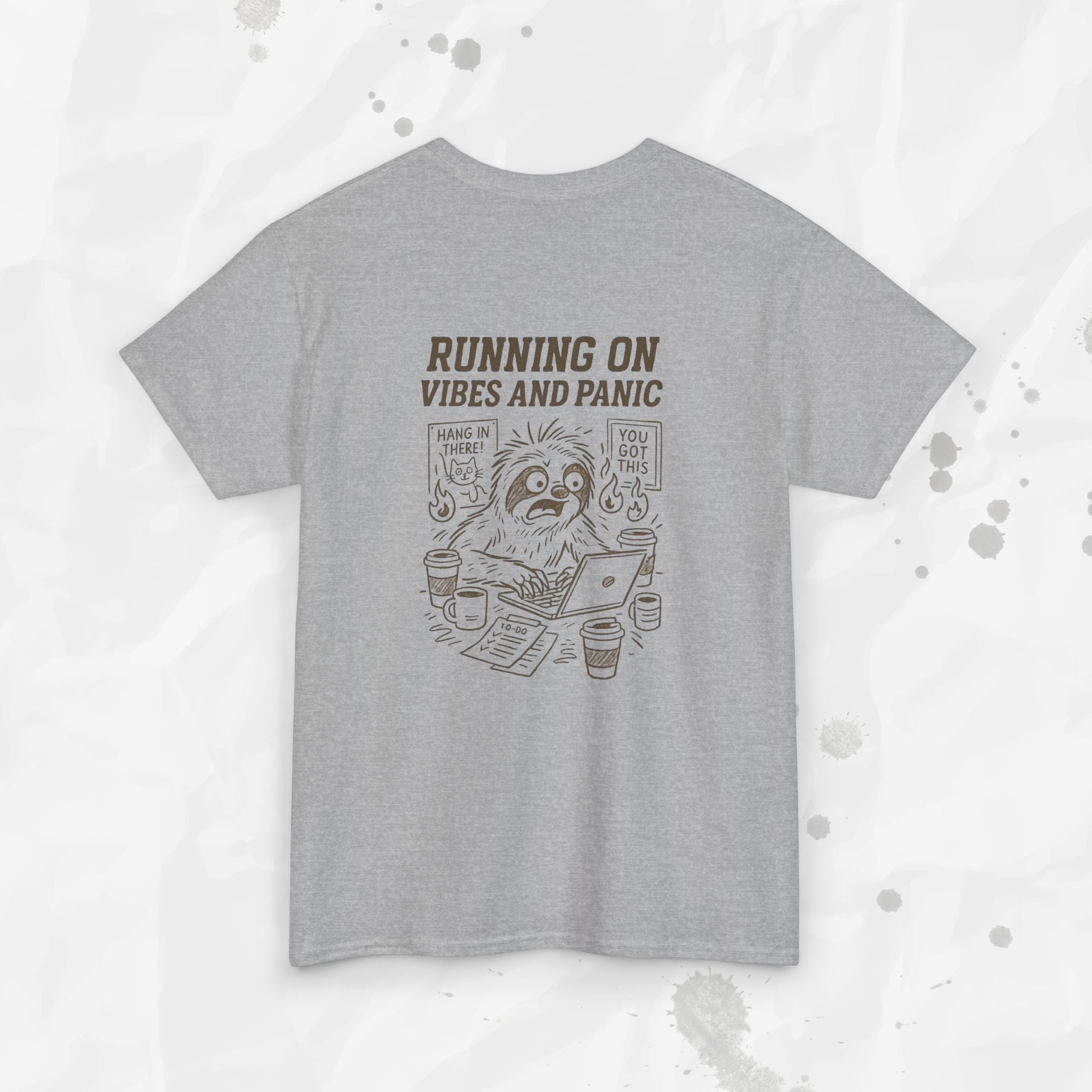 Running on Vibes and Panic - T-Shirt