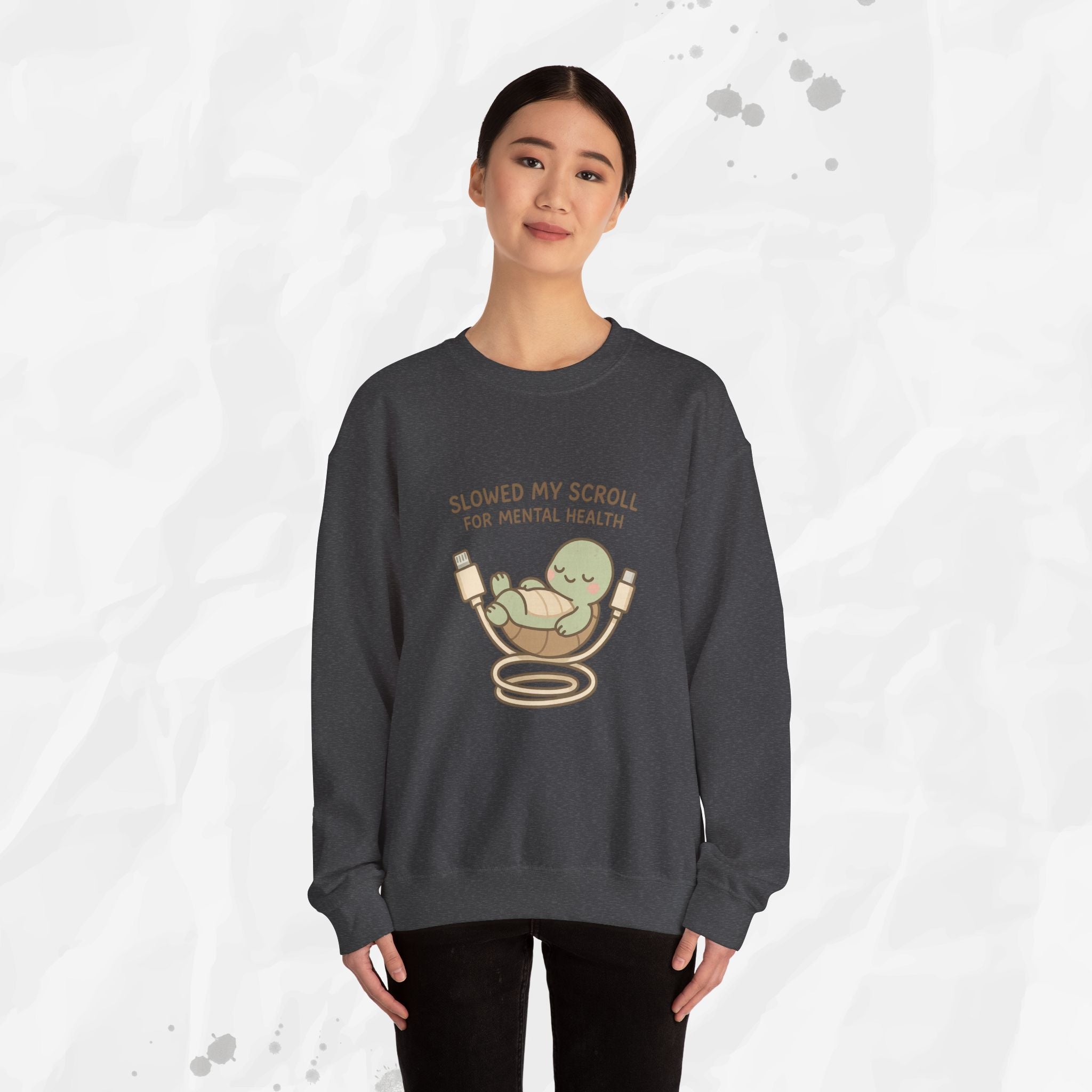 Slowed My Scroll - Crewneck Sweatshirt