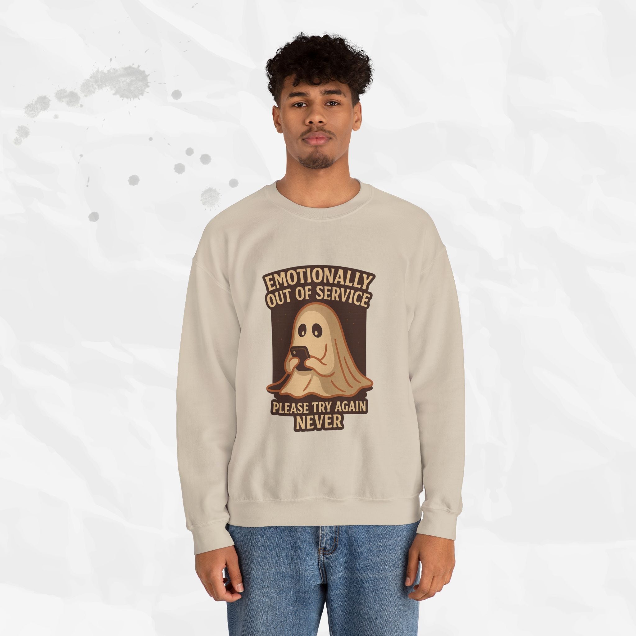 Emotionally Out of Service – Crewneck Sweatshirt