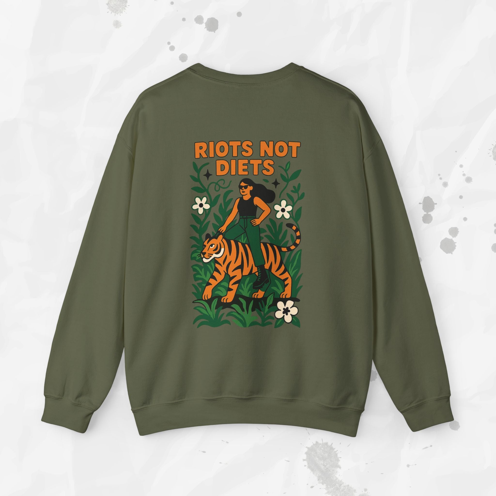 Riots Not Diets - Crewneck Sweatshirt