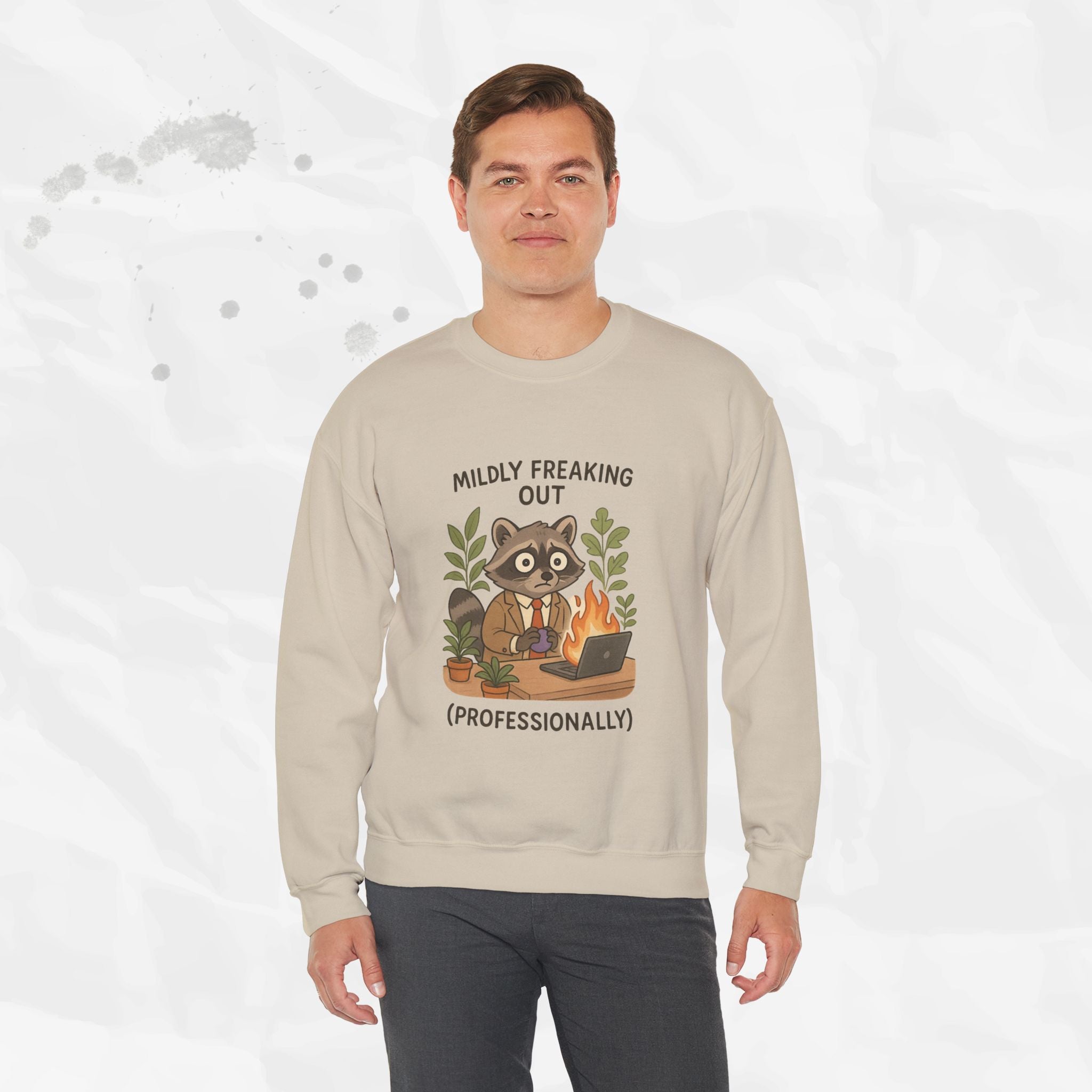 Mildly Freaking Out (Professionally) - Crewneck Sweatshirt