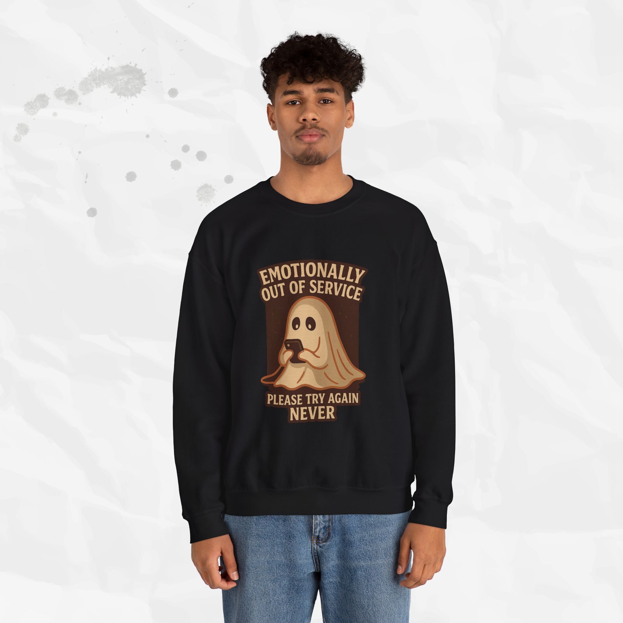 Emotionally Out of Service – Crewneck Sweatshirt