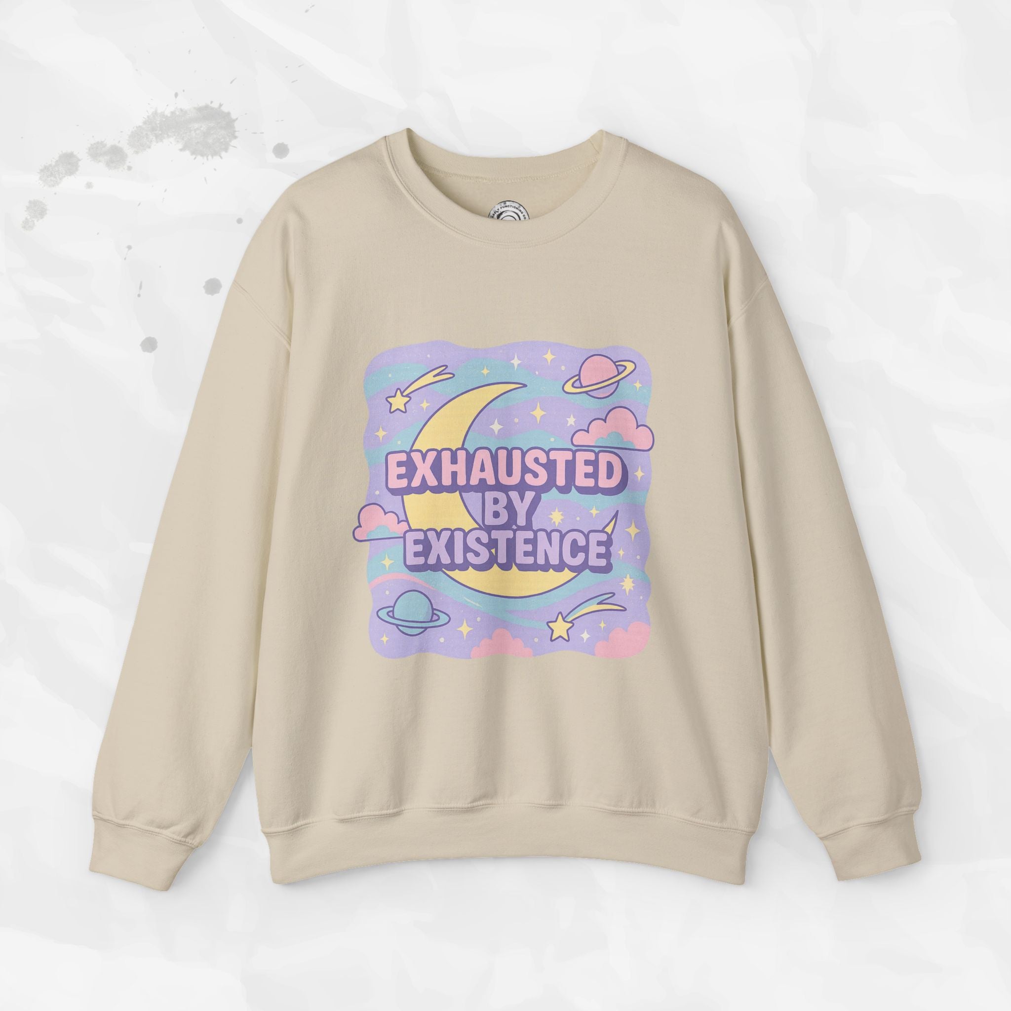 Exhausted by Existence - Crewneck Sweatshirt
