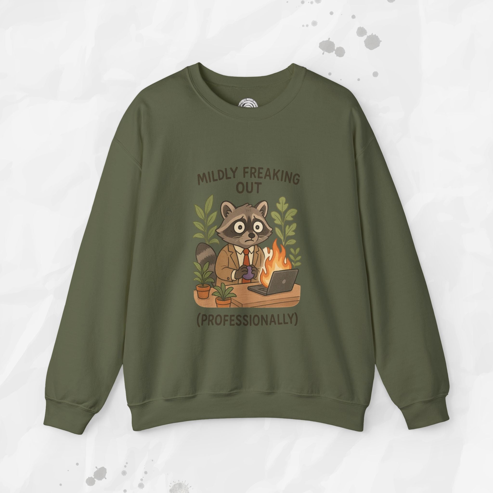 Mildly Freaking Out (Professionally) - Crewneck Sweatshirt