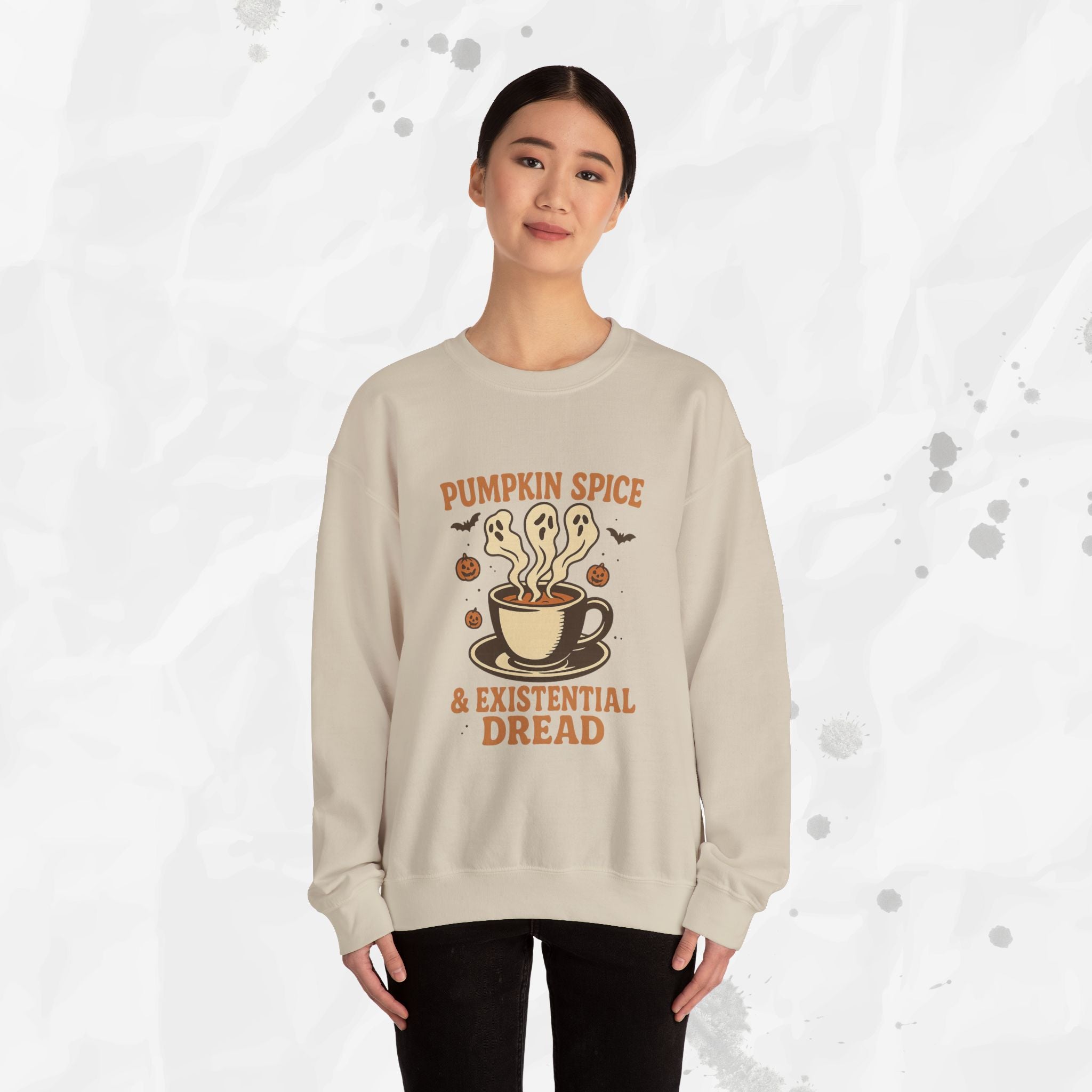 Pumpkin Spice & Existential Dread - Crewneck Sweatshirt