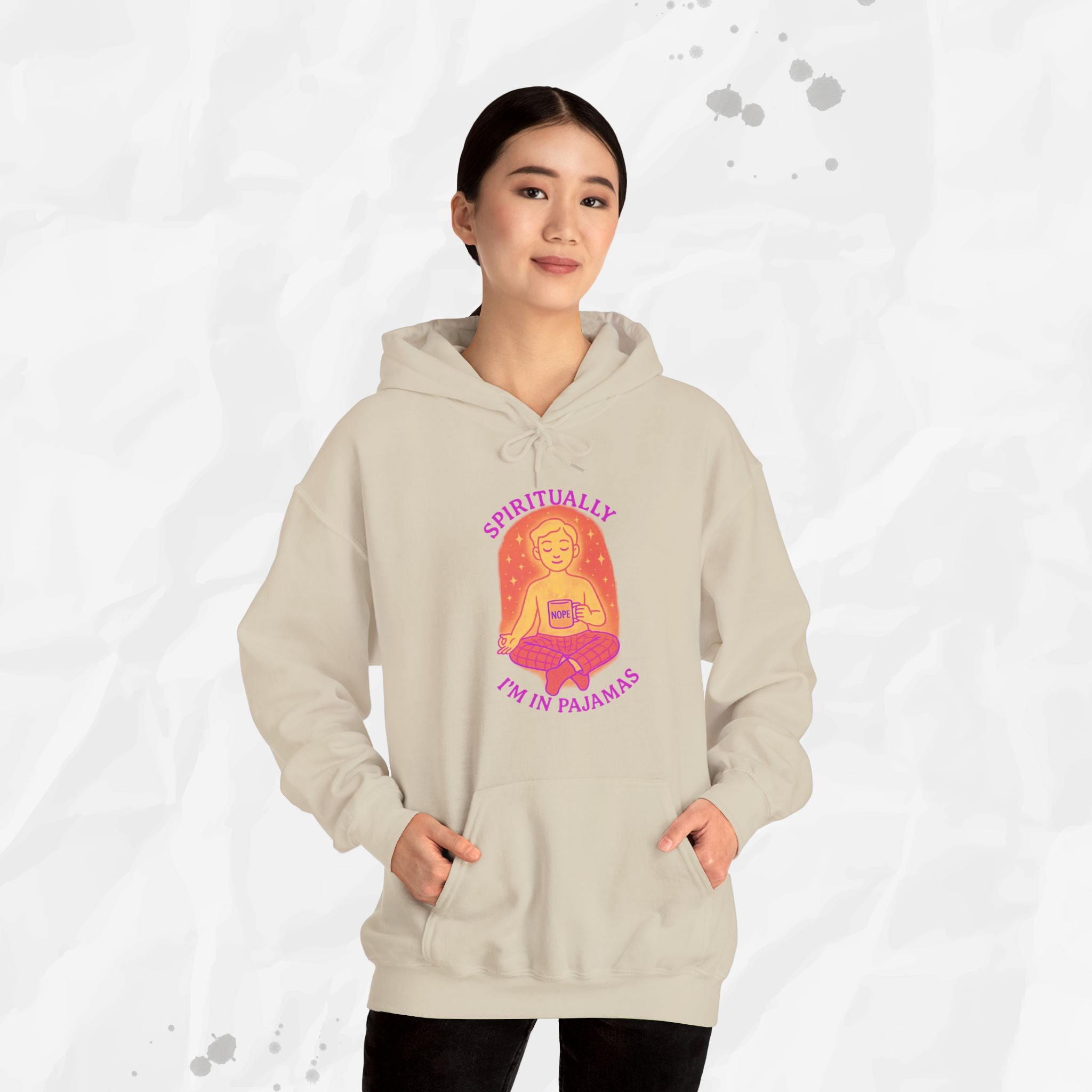 Spiritually Im in Pajamas - Hoodie