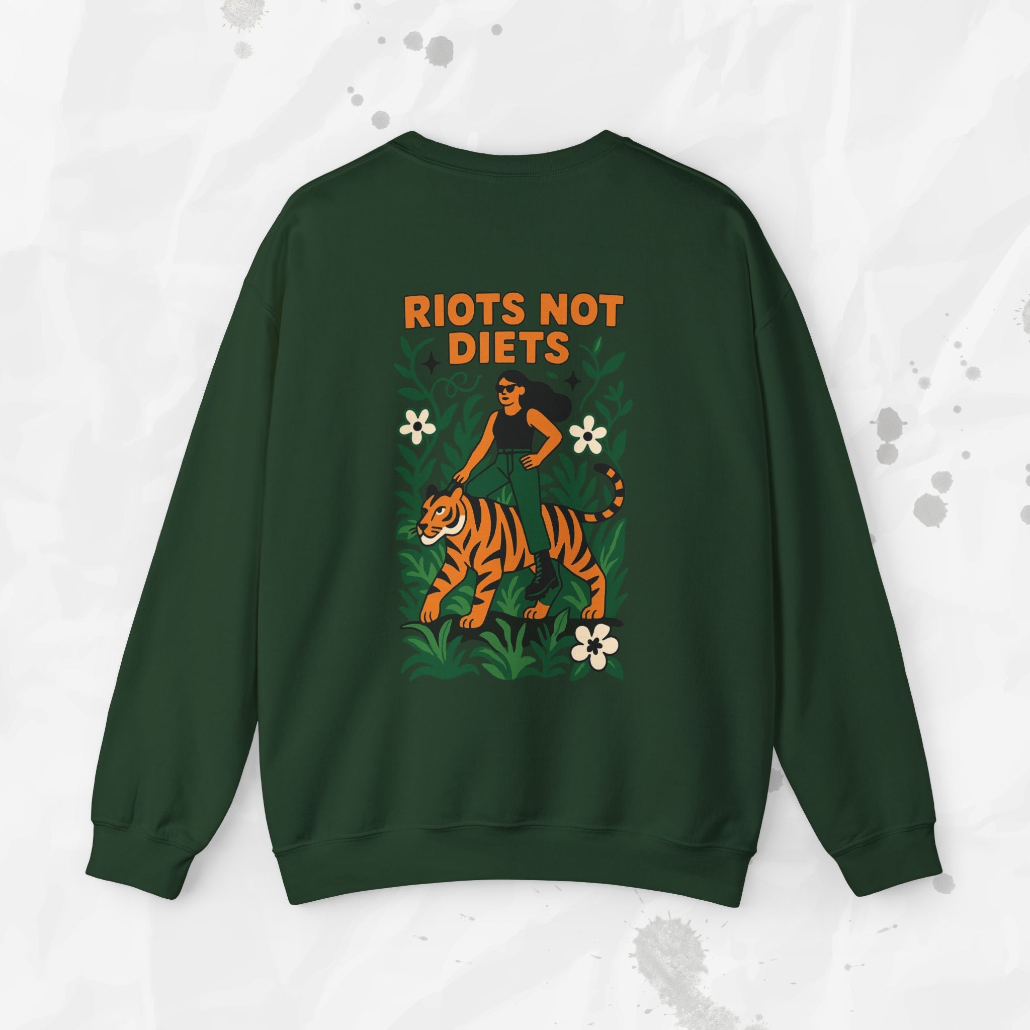 Riots Not Diets - Crewneck Sweatshirt