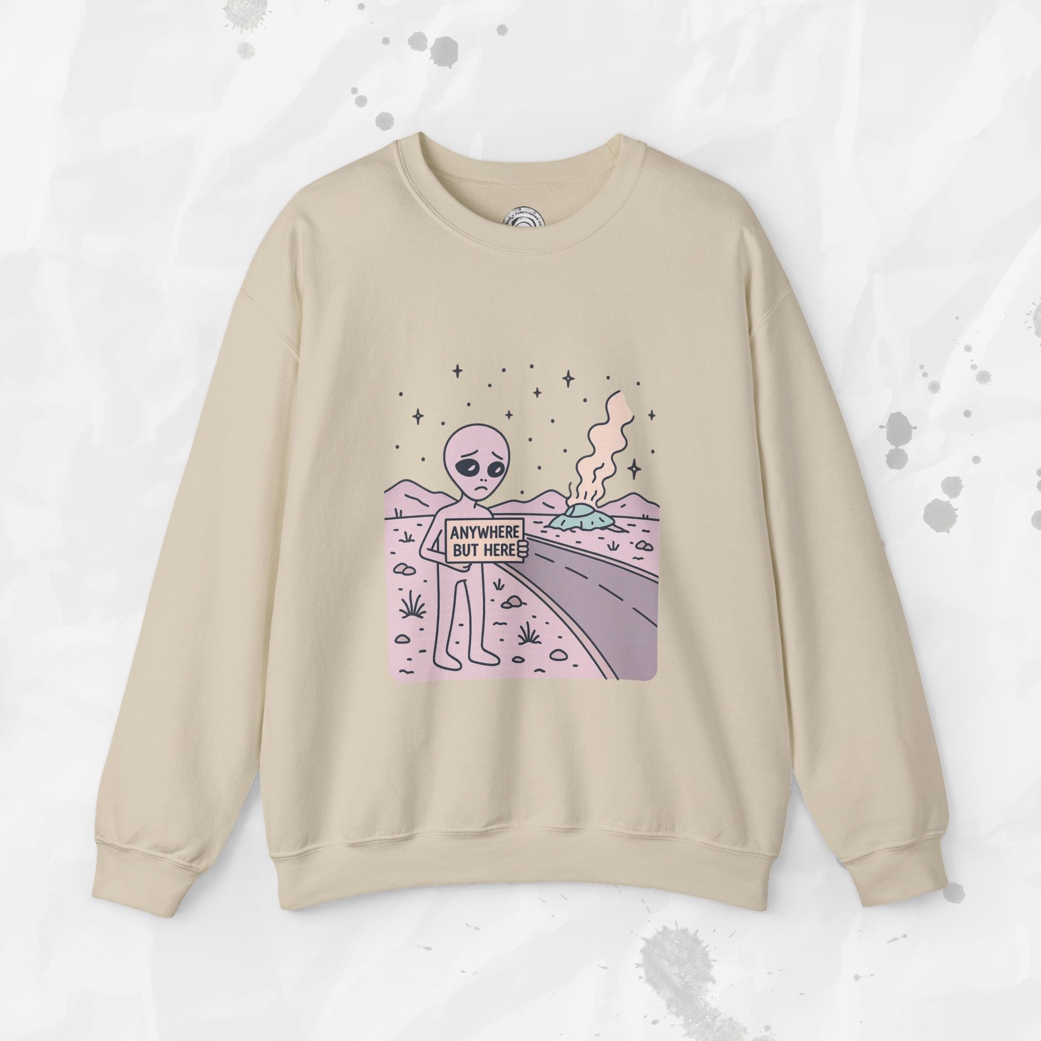 Anywhere But Here - Crewneck Sweatshirt