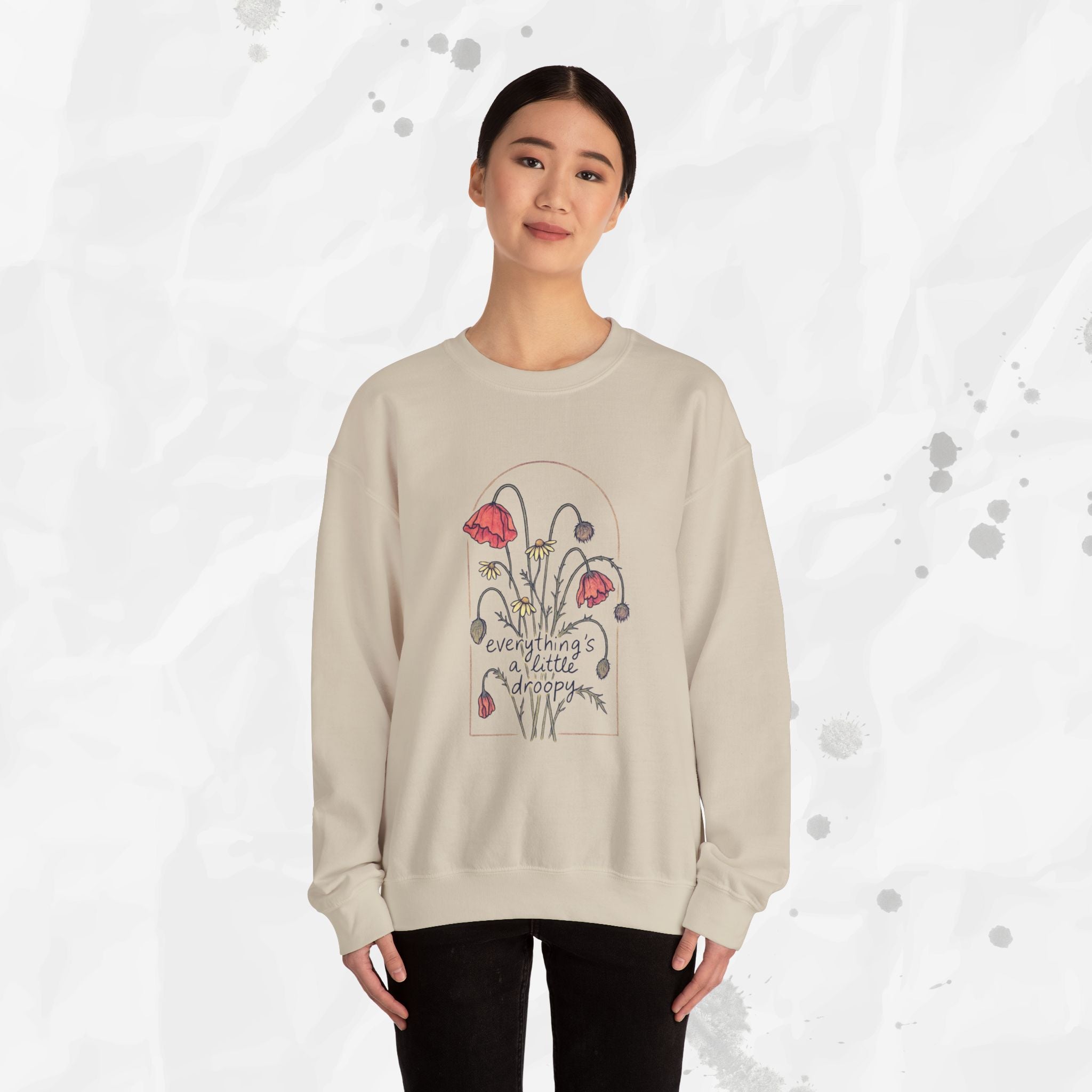 Everythings a Little Droopy - Crewneck Sweatshirt