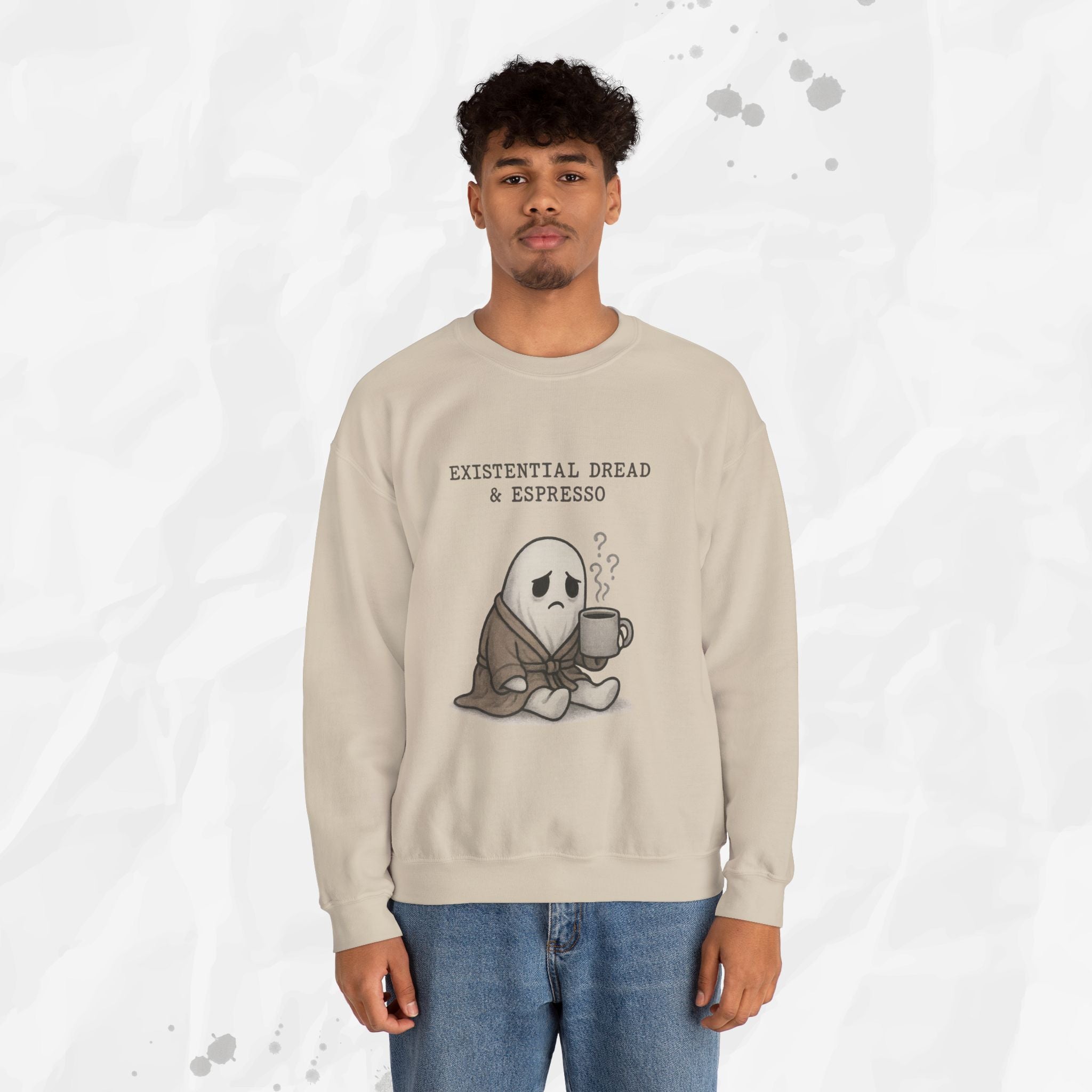 Existential Dread & Espresso - Crewneck Sweatshirt