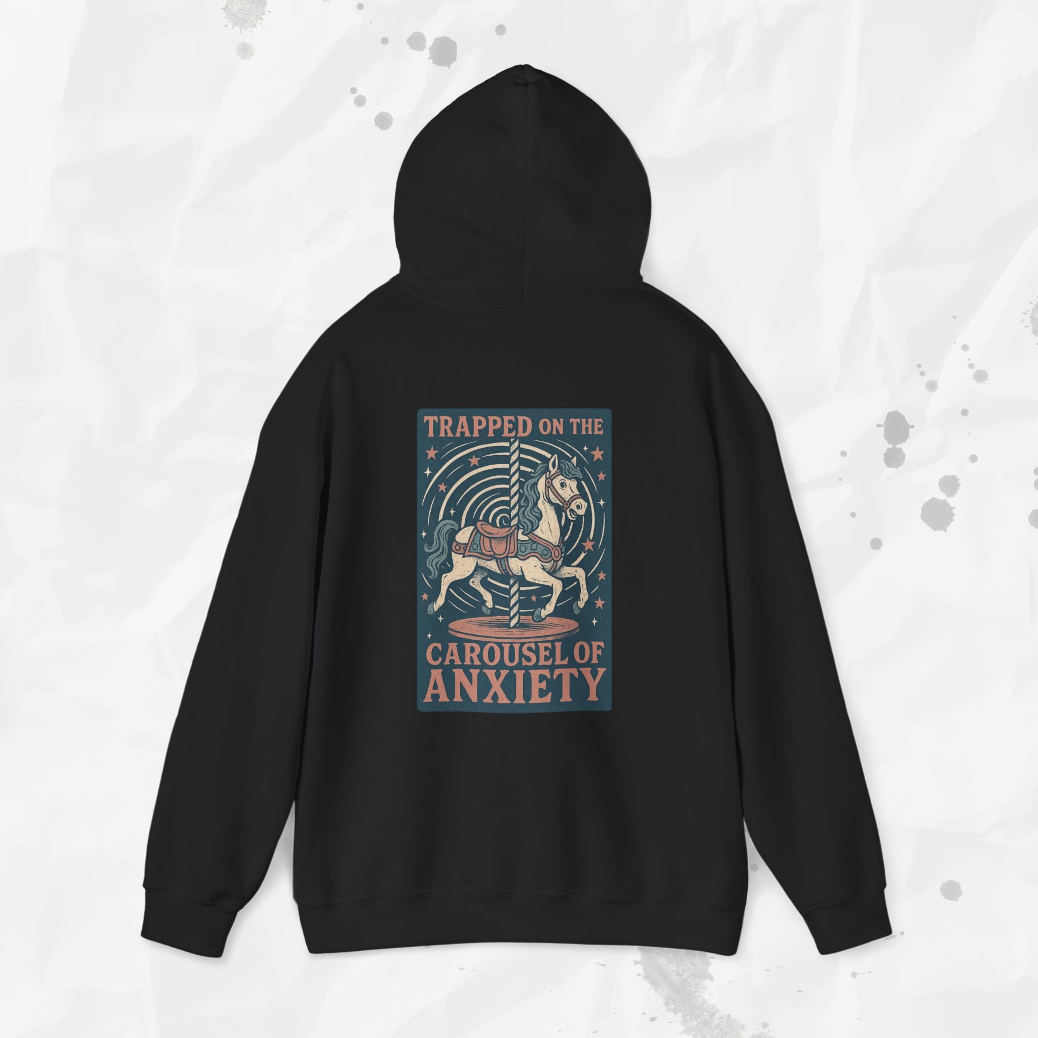 Trapped on the Carousel of Anxiety - Hoodie