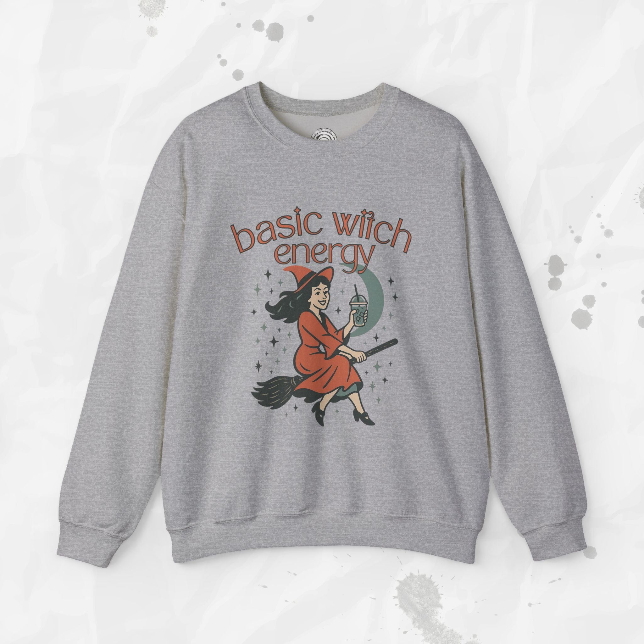 Basic Witch Energy - Crewneck Sweatshirt