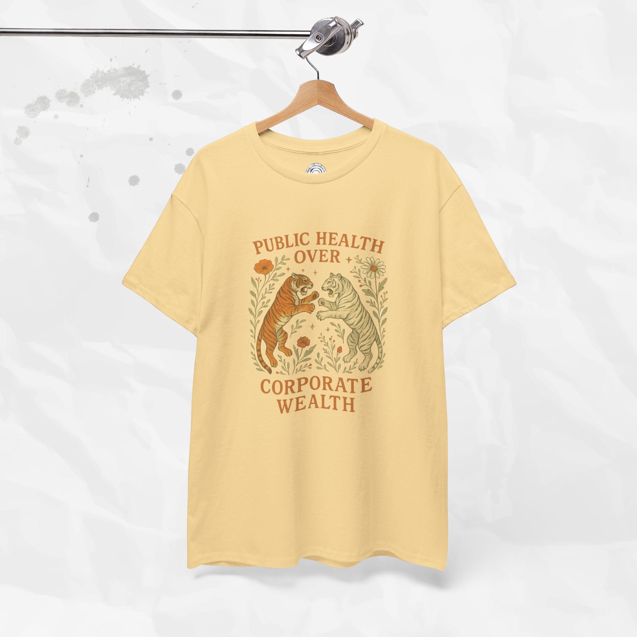 Public Health Over Corporate Wealth - T-Shirt