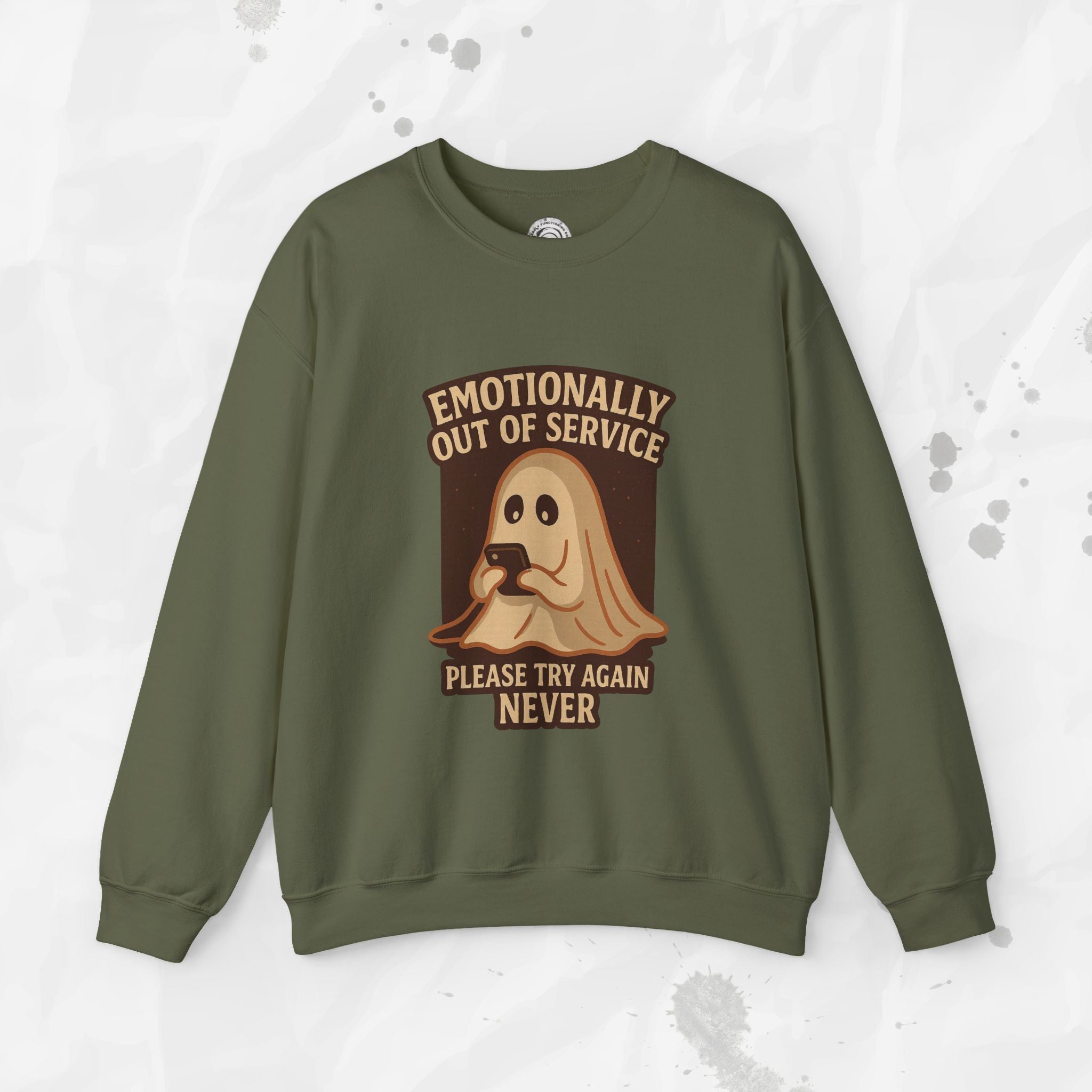 Emotionally Out of Service – Crewneck Sweatshirt