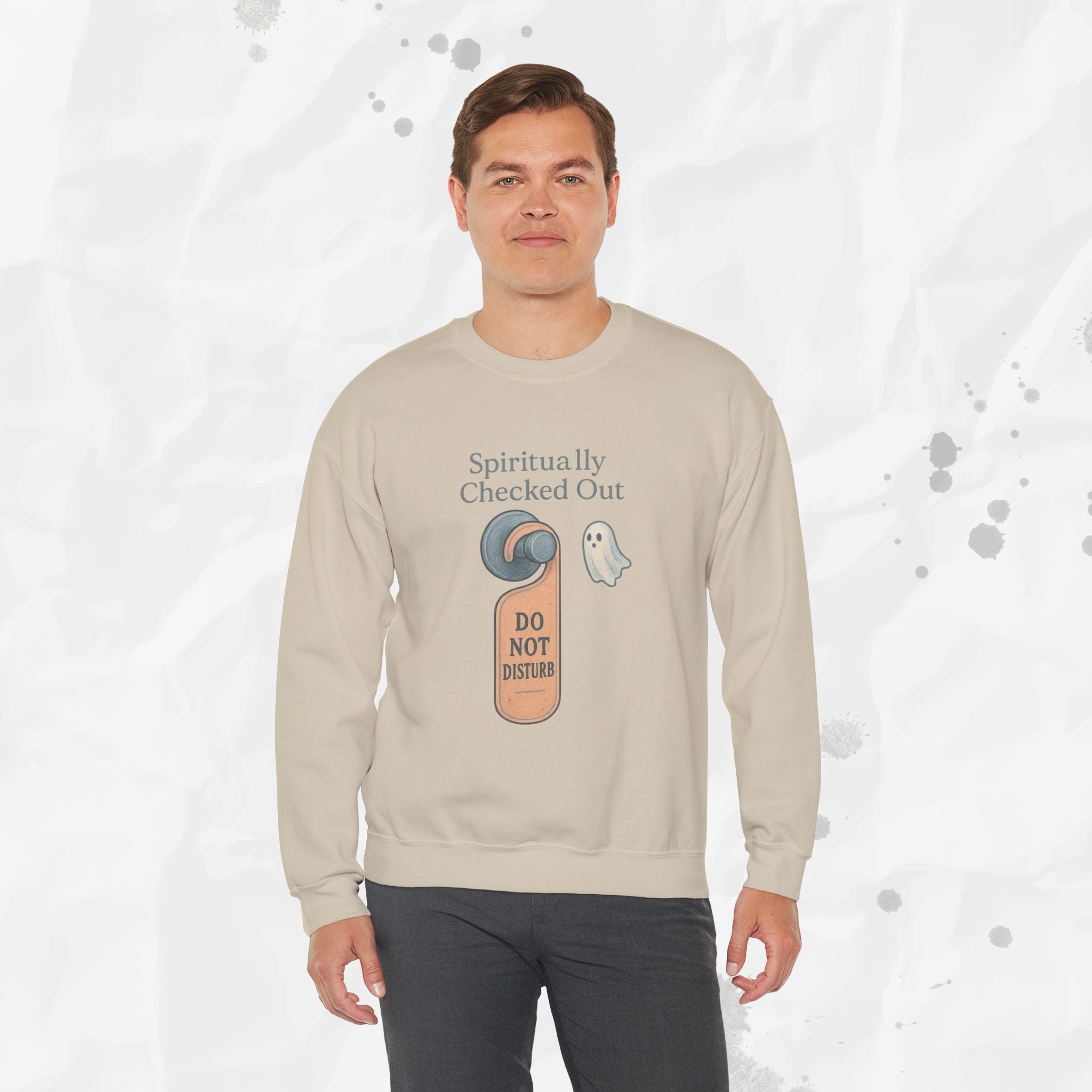 Spiritually Checked Out - Crewneck Sweatshirt