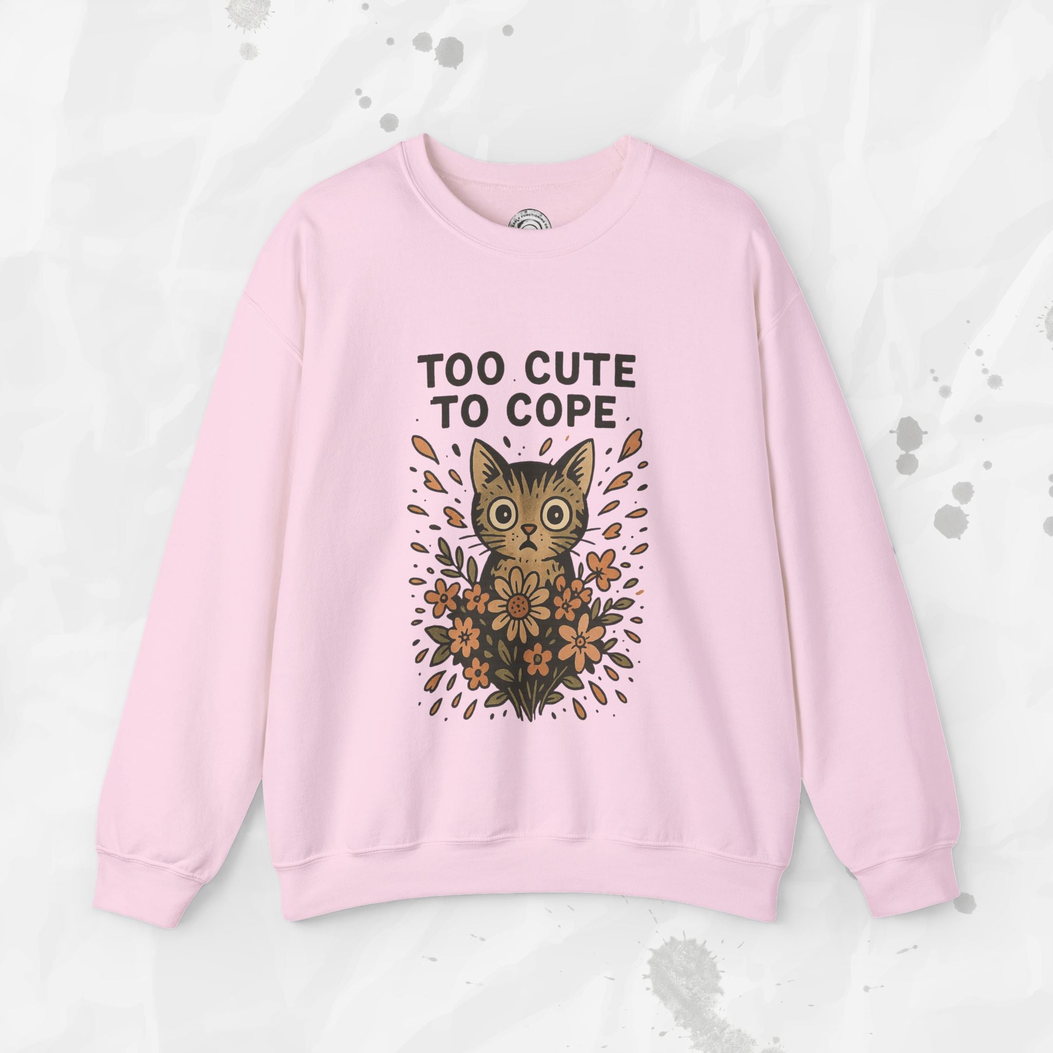 Too Cute to Cope - Crewneck Sweatshirt