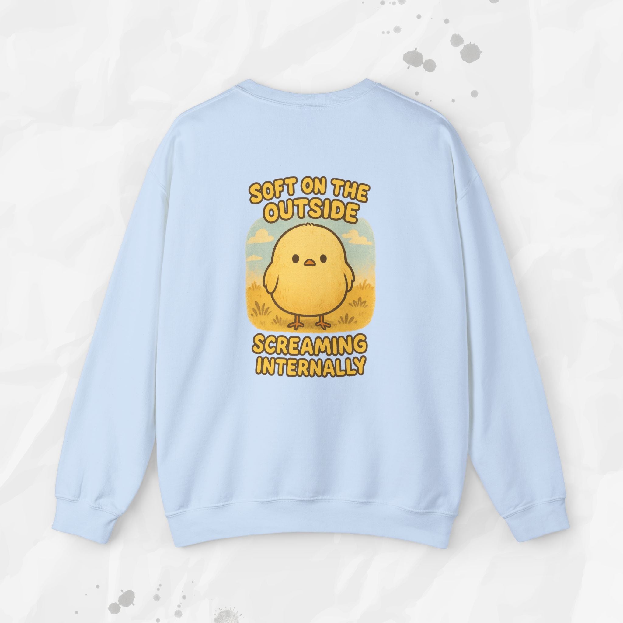 Soft on the Outside Screaming Internally - Crewneck Sweatshirt