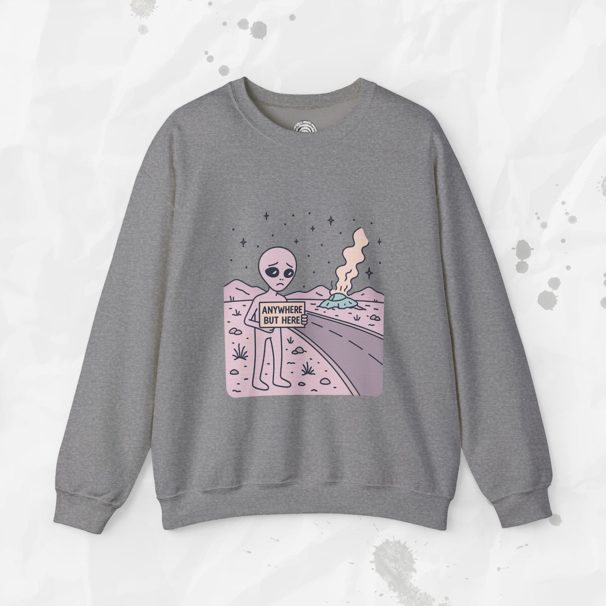 Anywhere But Here - Crewneck Sweatshirt