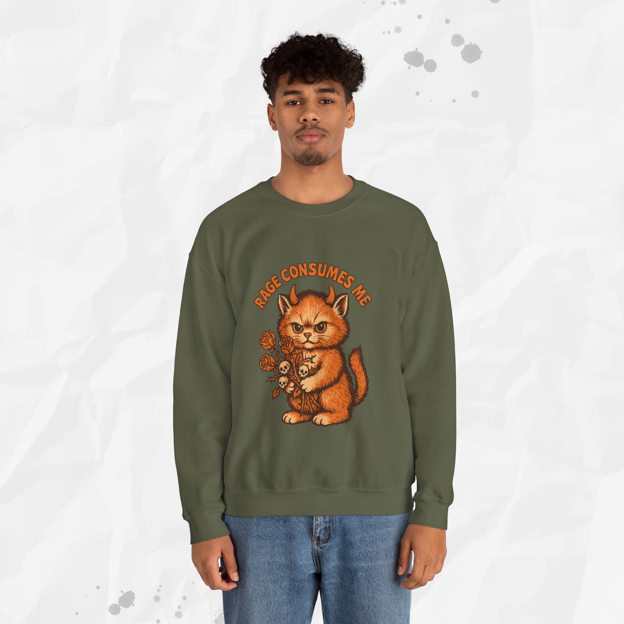 Rage Consumes Me - Crewneck Sweatshirt