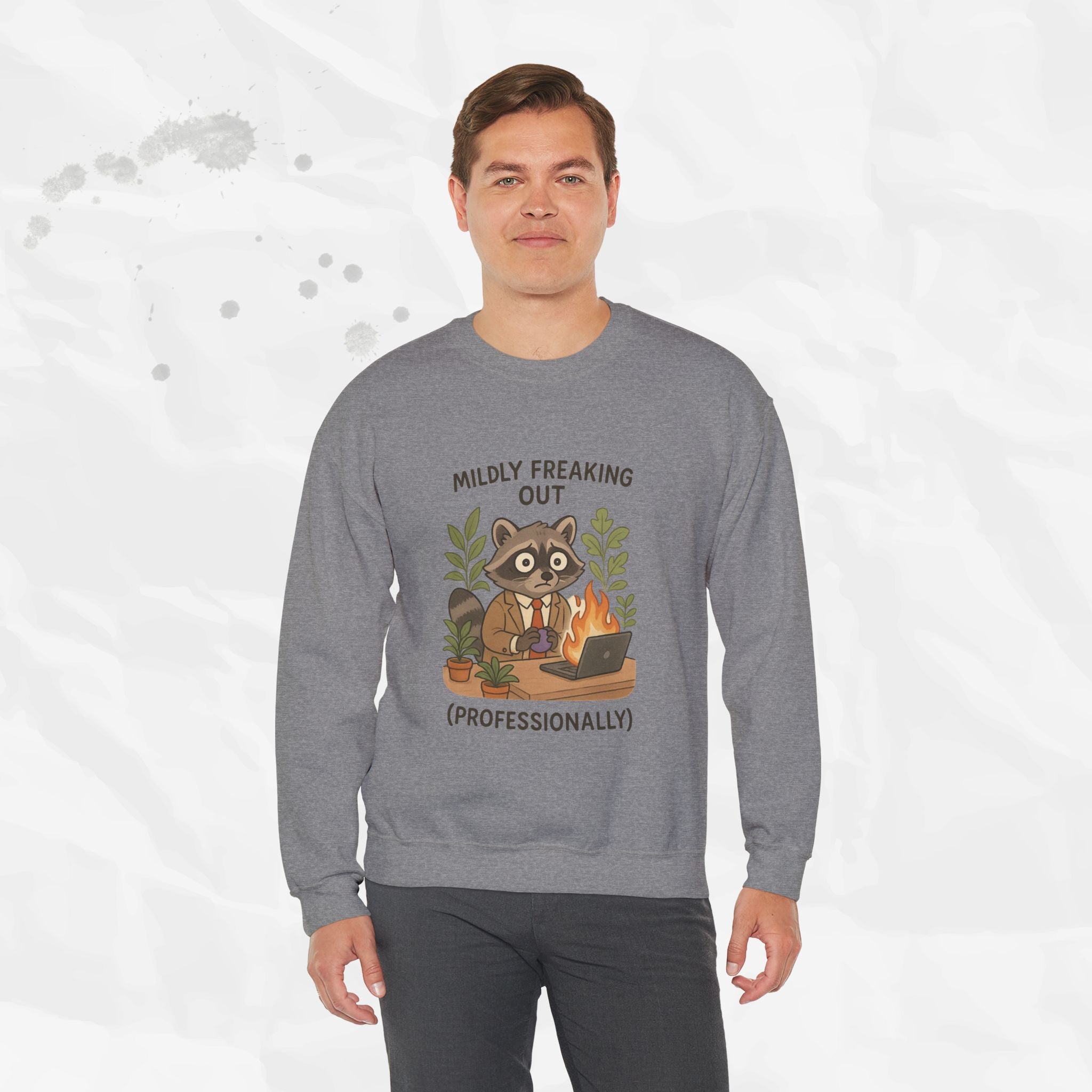 Mildly Freaking Out (Professionally) - Crewneck Sweatshirt