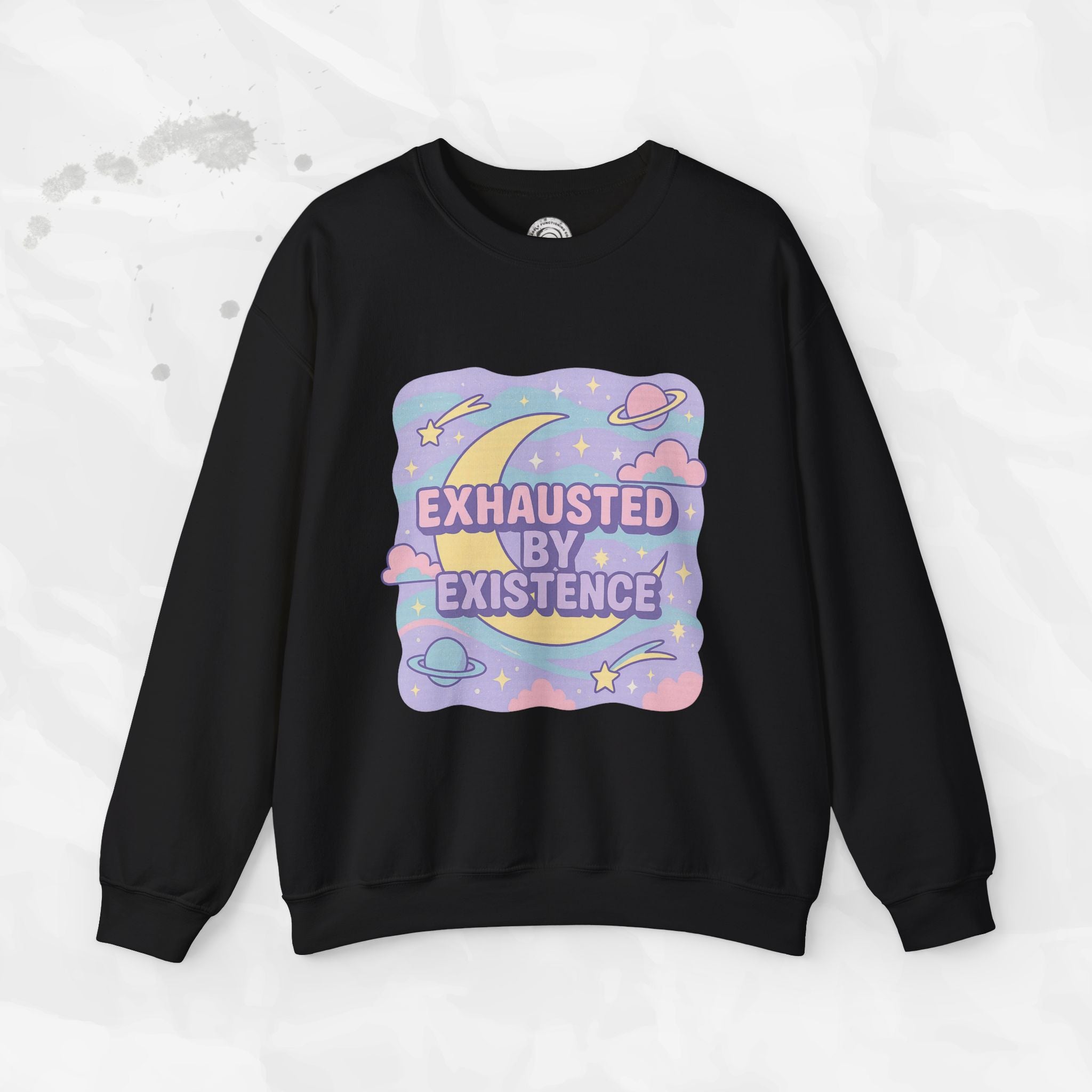 Exhausted by Existence - Crewneck Sweatshirt