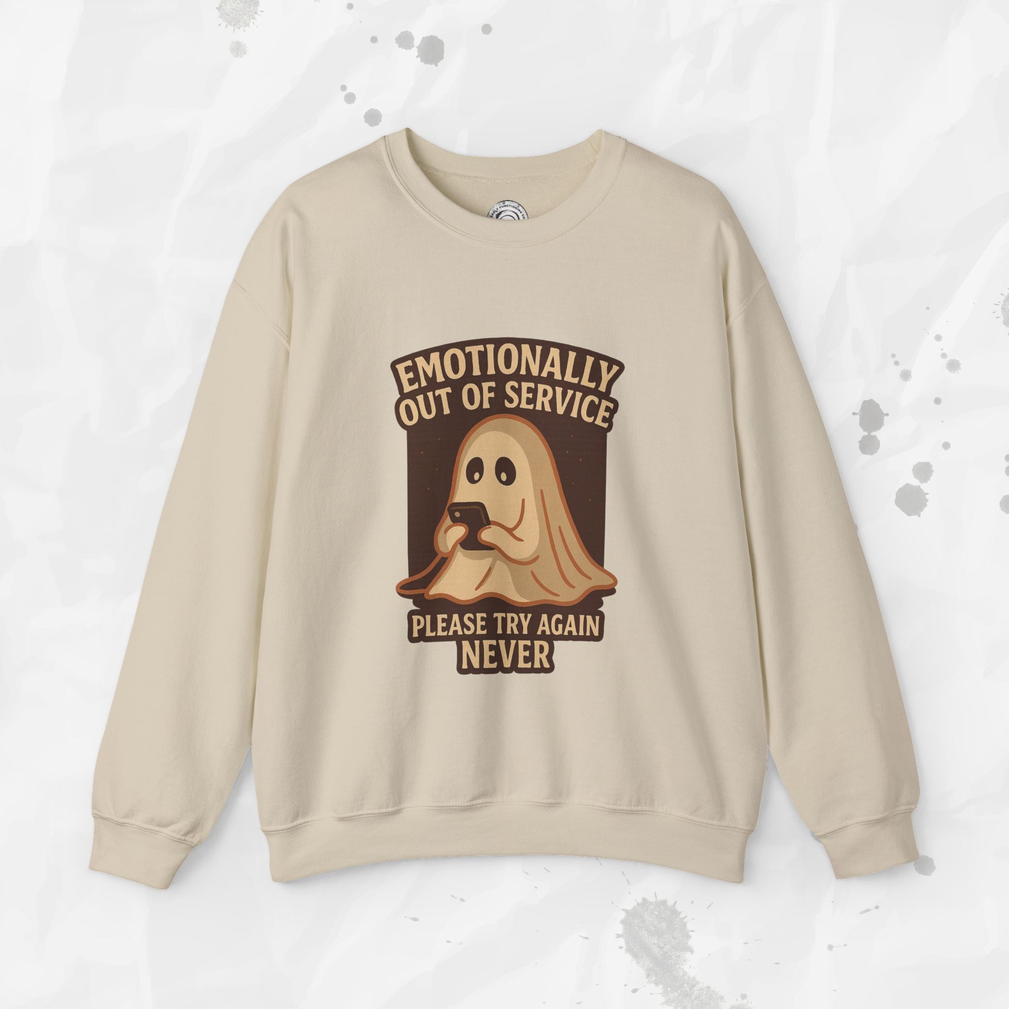 Emotionally Out of Service – Crewneck Sweatshirt