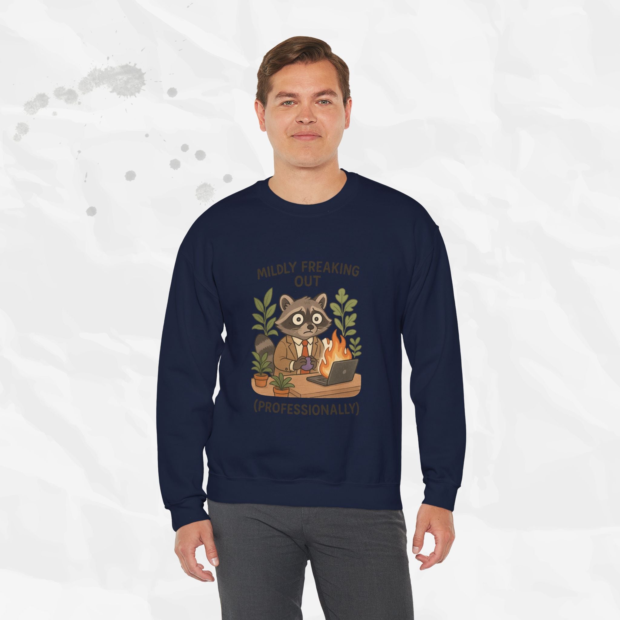 Mildly Freaking Out (Professionally) - Crewneck Sweatshirt