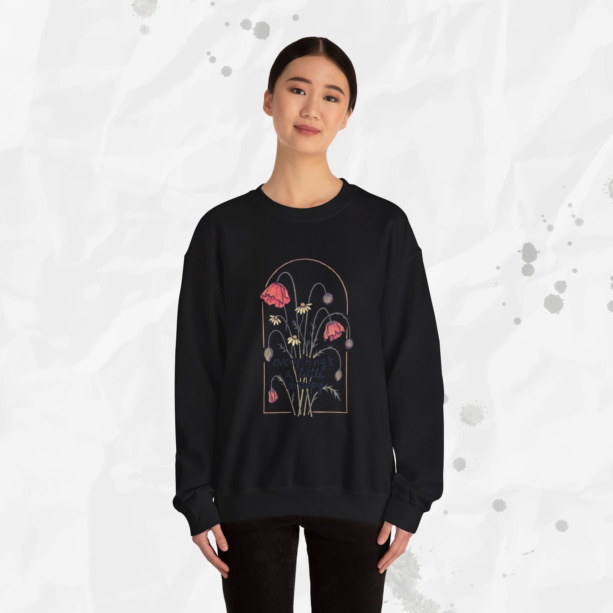 Everythings a Little Droopy - Crewneck Sweatshirt