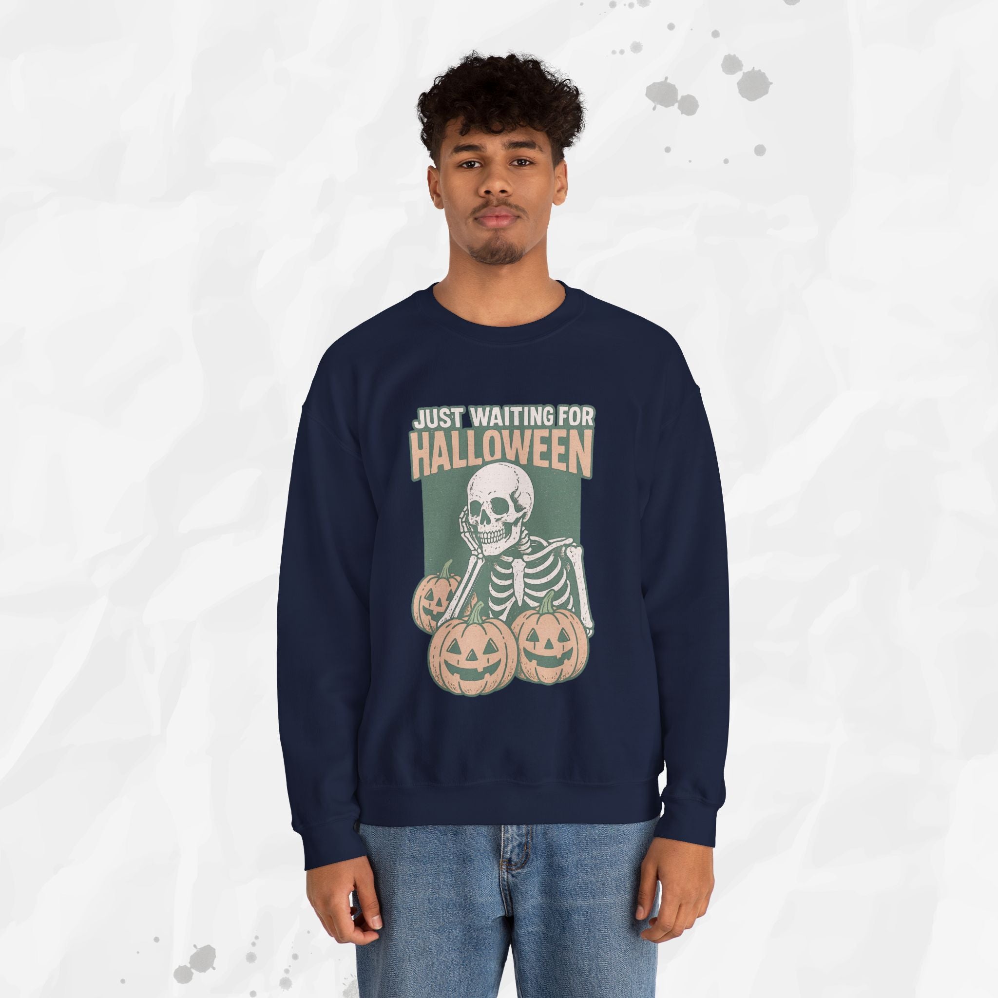 Just Waiting For Halloween - Crewneck Sweatshirt