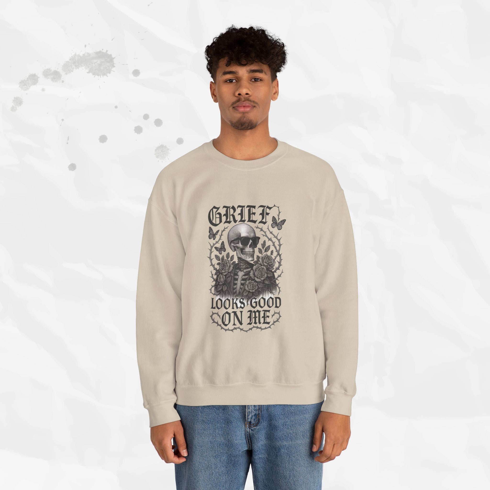 Grief Looks Good on Me - Crewneck Sweatshirt