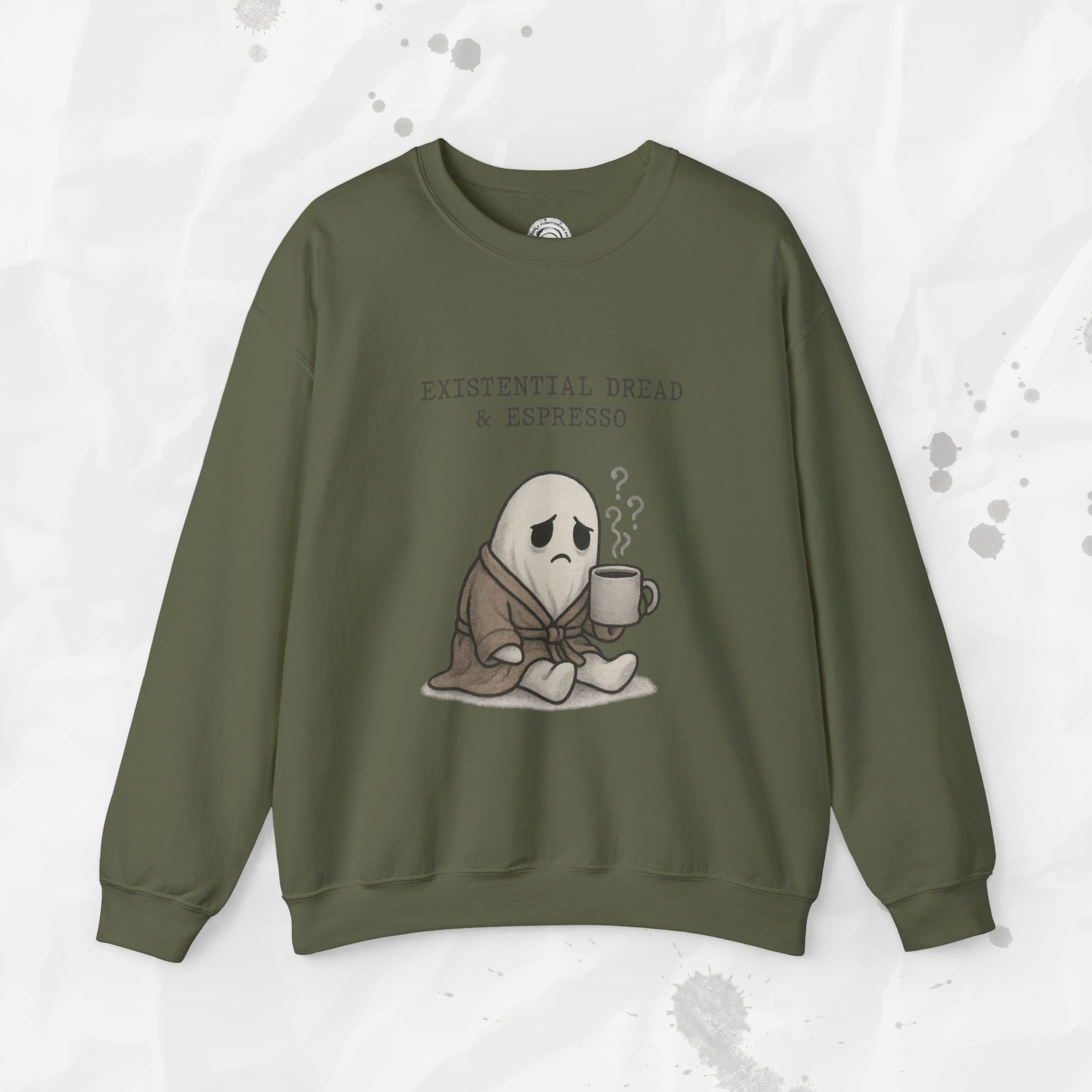 Existential Dread & Espresso - Crewneck Sweatshirt