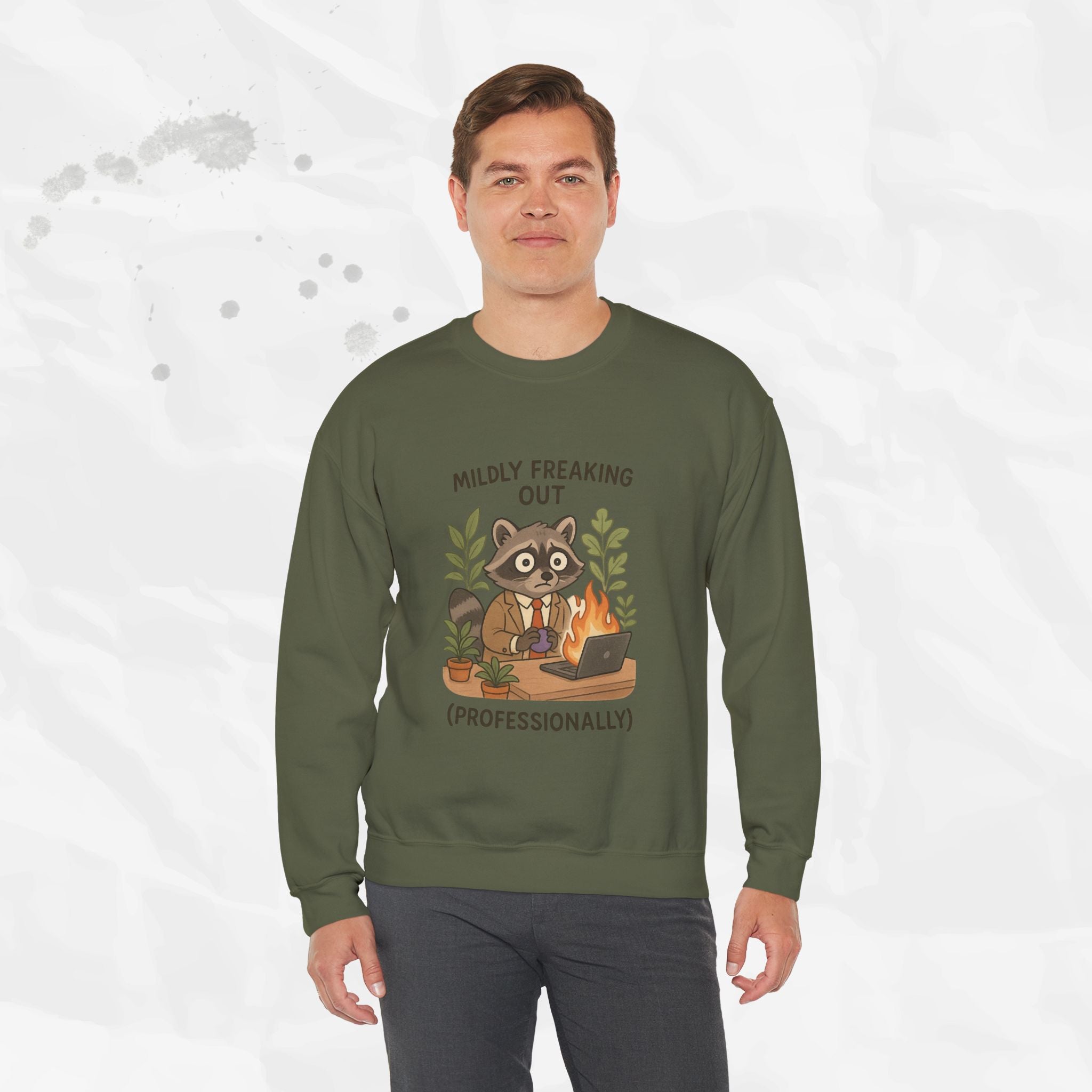 Mildly Freaking Out (Professionally) - Crewneck Sweatshirt