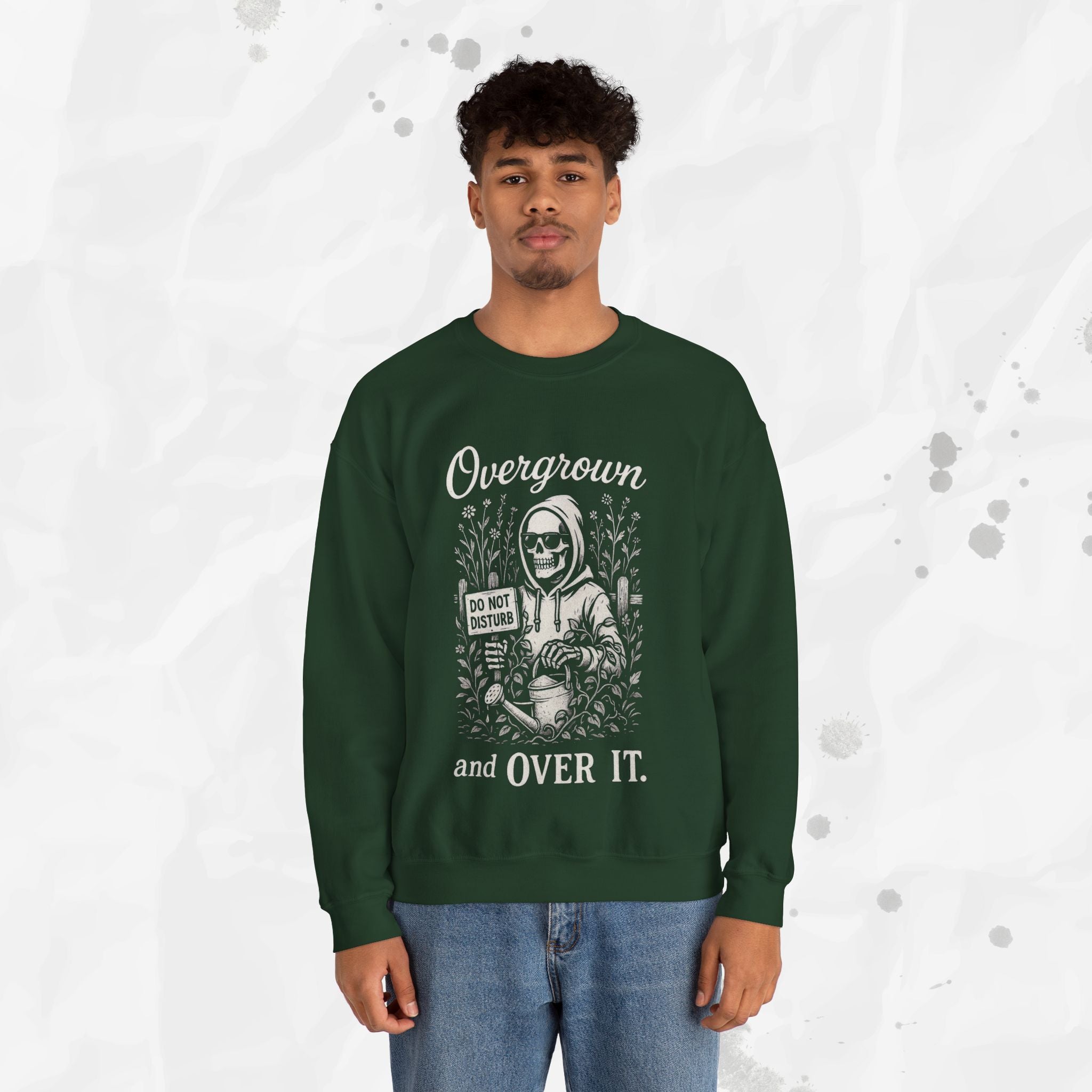 Overgrown and Over It - Crewneck Sweatshirt