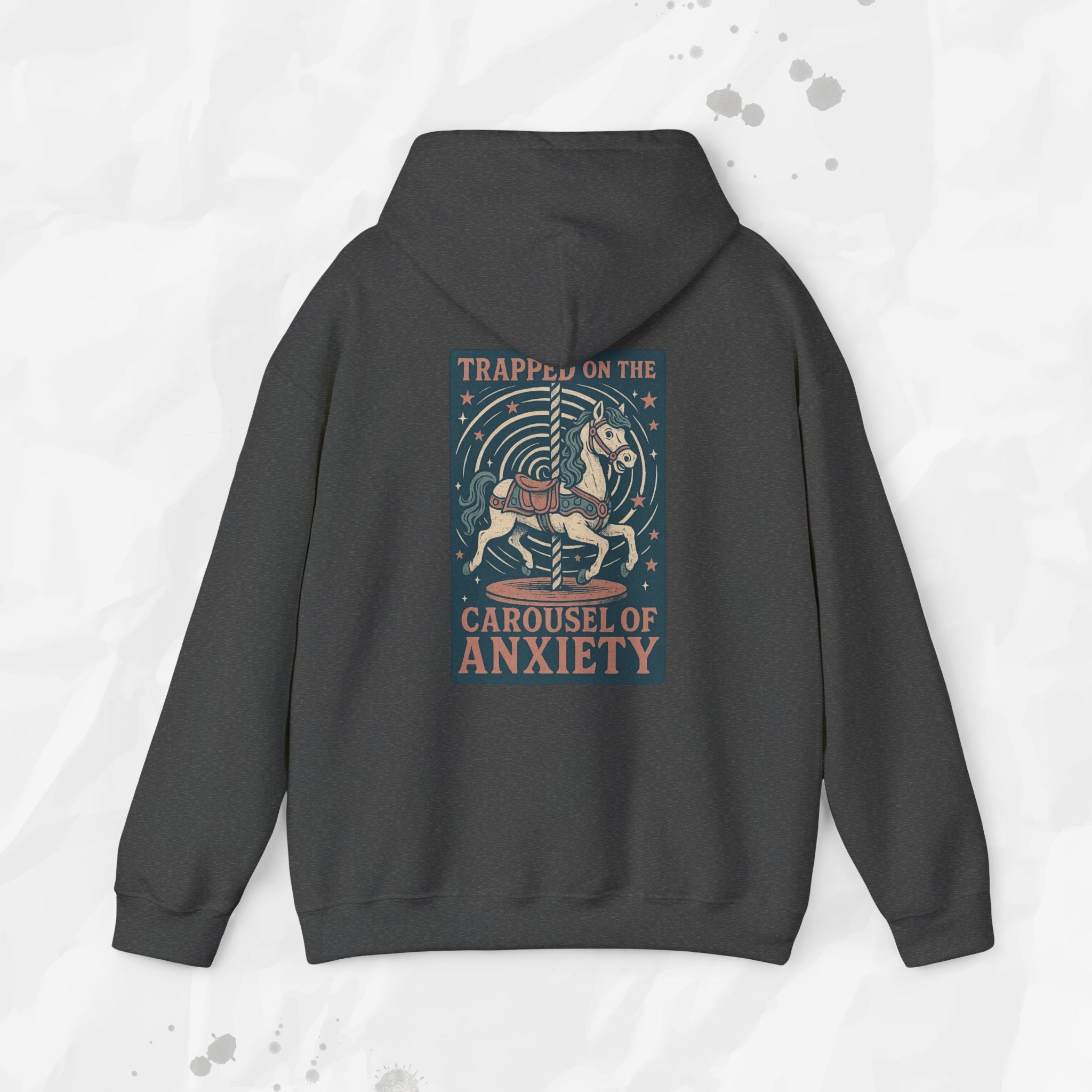 Trapped on the Carousel of Anxiety - Hoodie