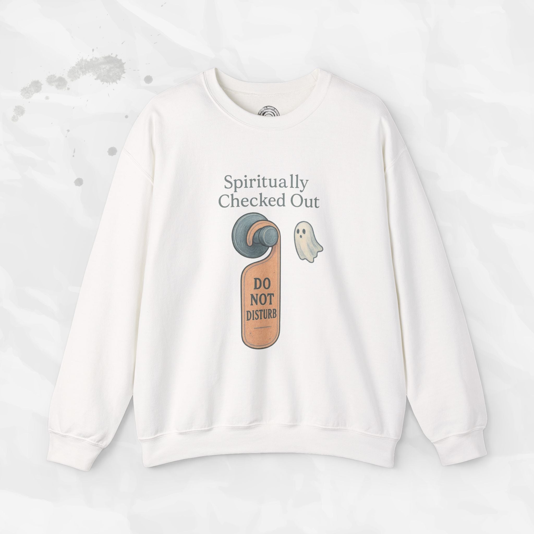 Spiritually Checked Out - Crewneck Sweatshirt