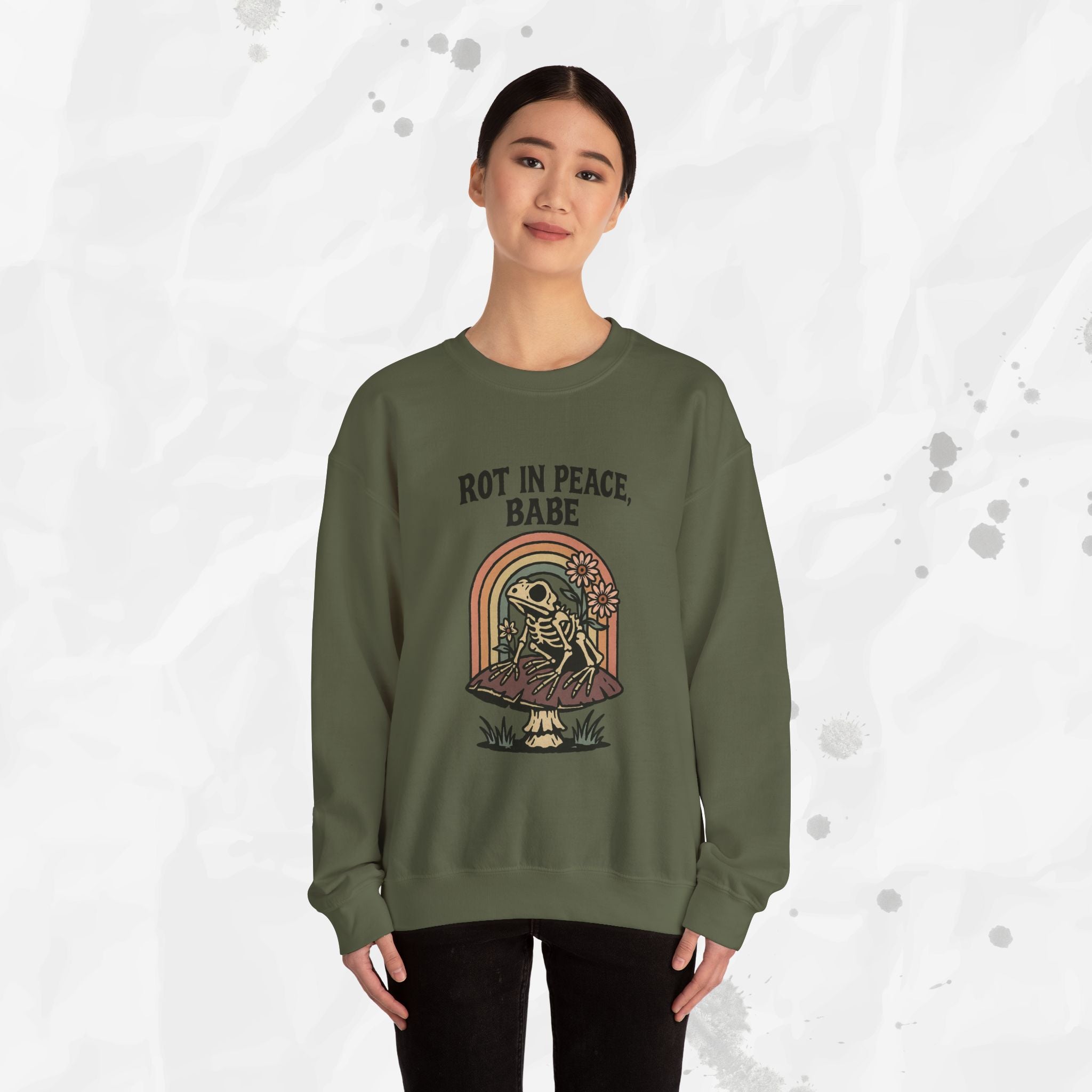 Rot in Peace, Babe - Crewneck Sweatshirt