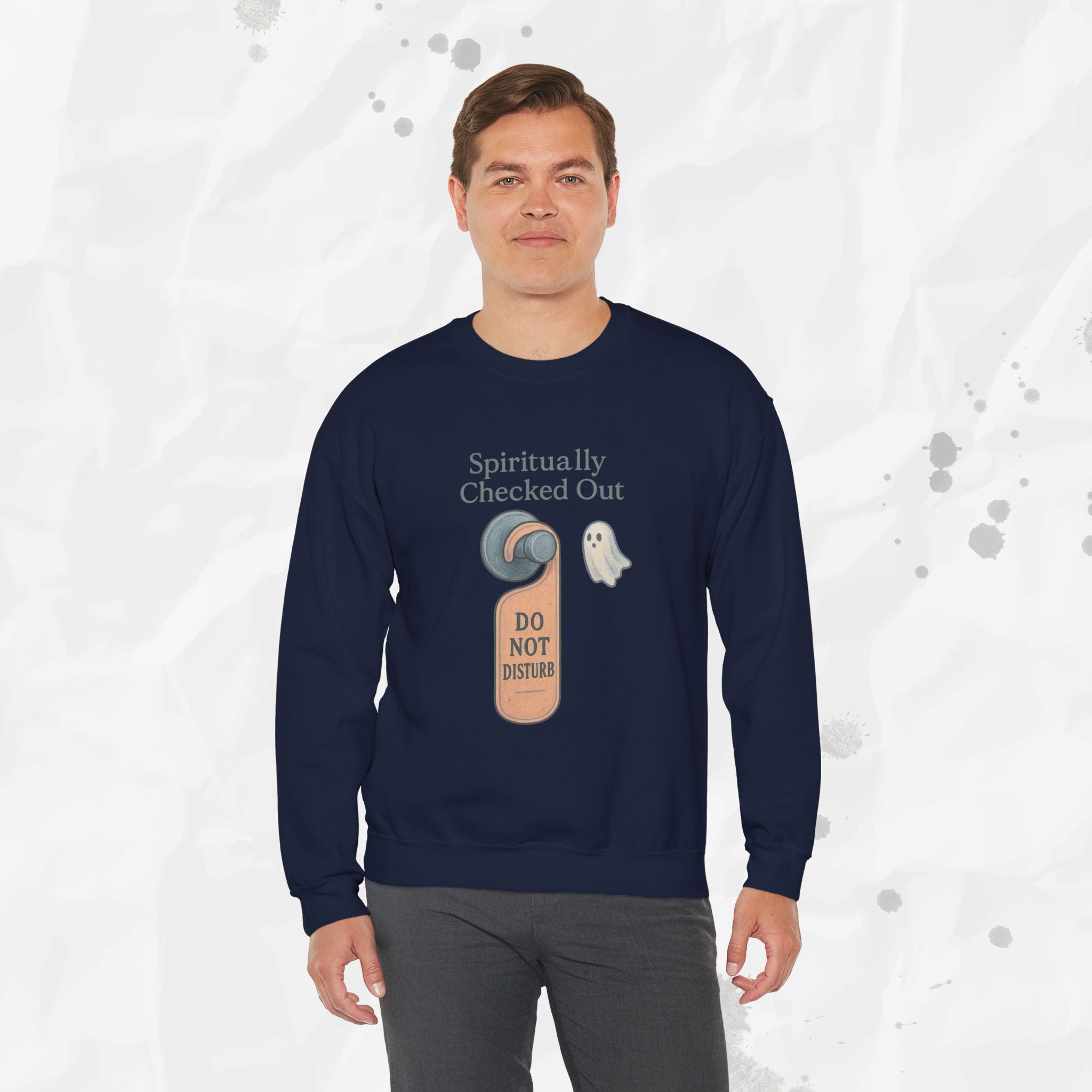 Spiritually Checked Out - Crewneck Sweatshirt