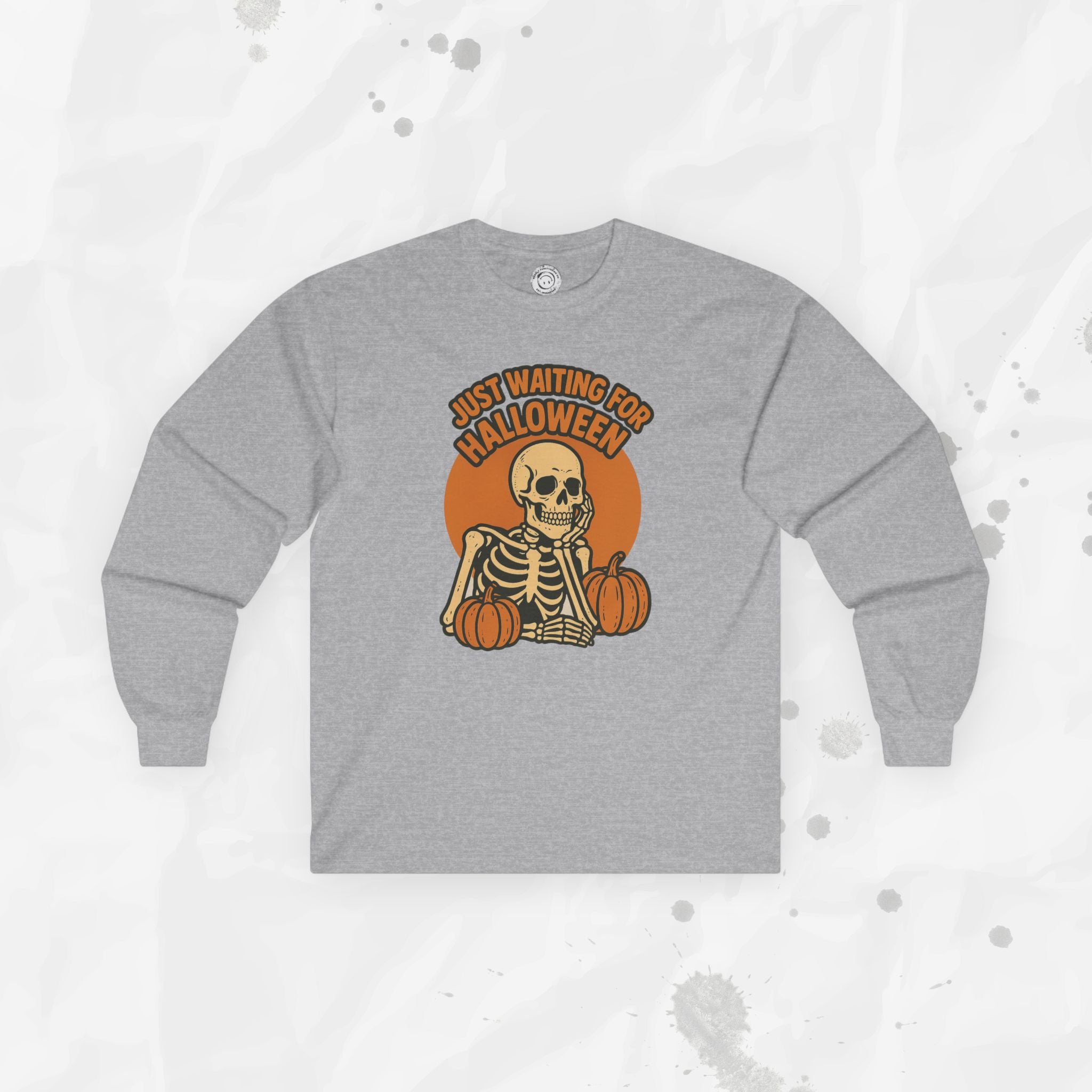 Just Waiting For Halloween - Long Sleeve T-Shirt