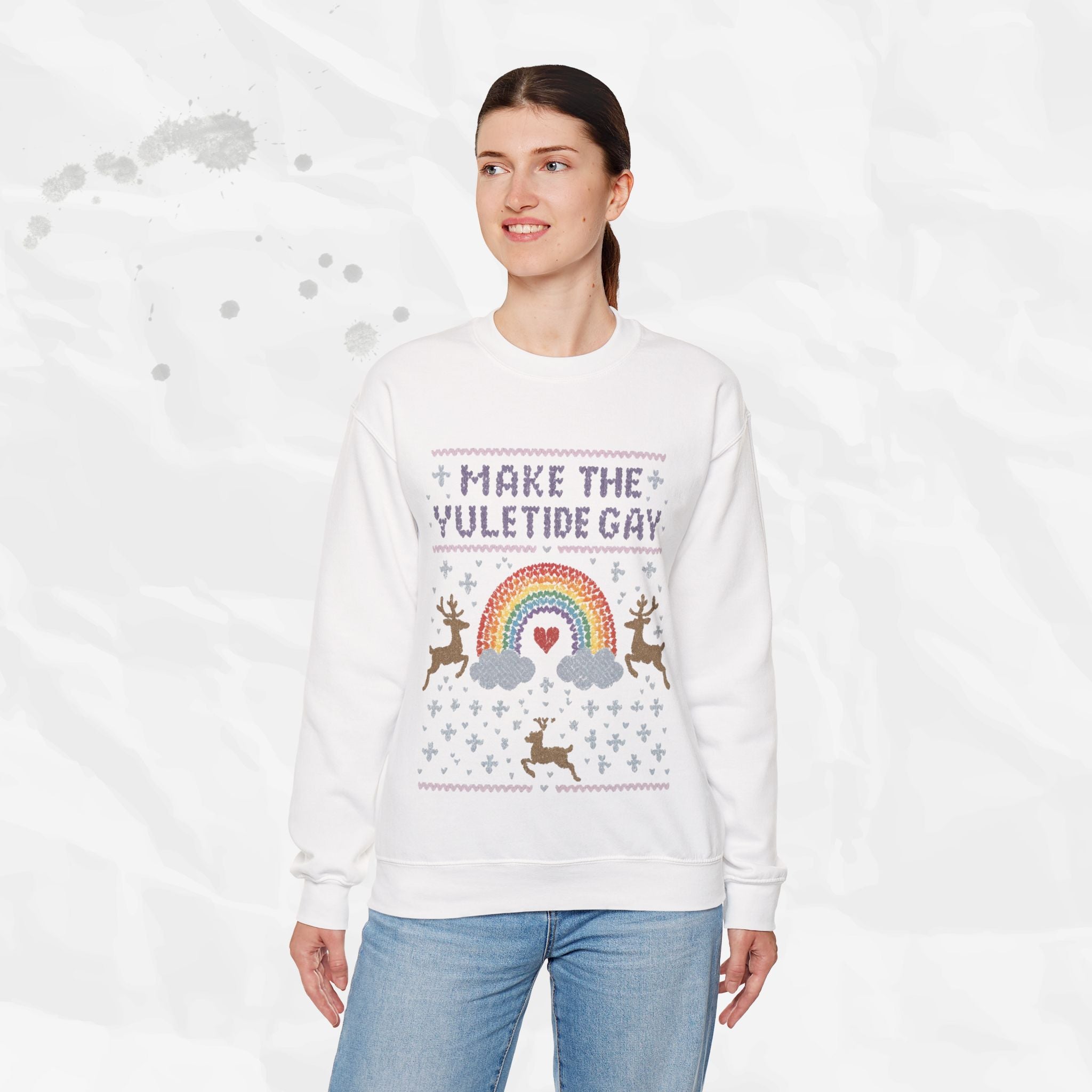 Make the Yuletide Gay – Crewneck Sweatshirt
