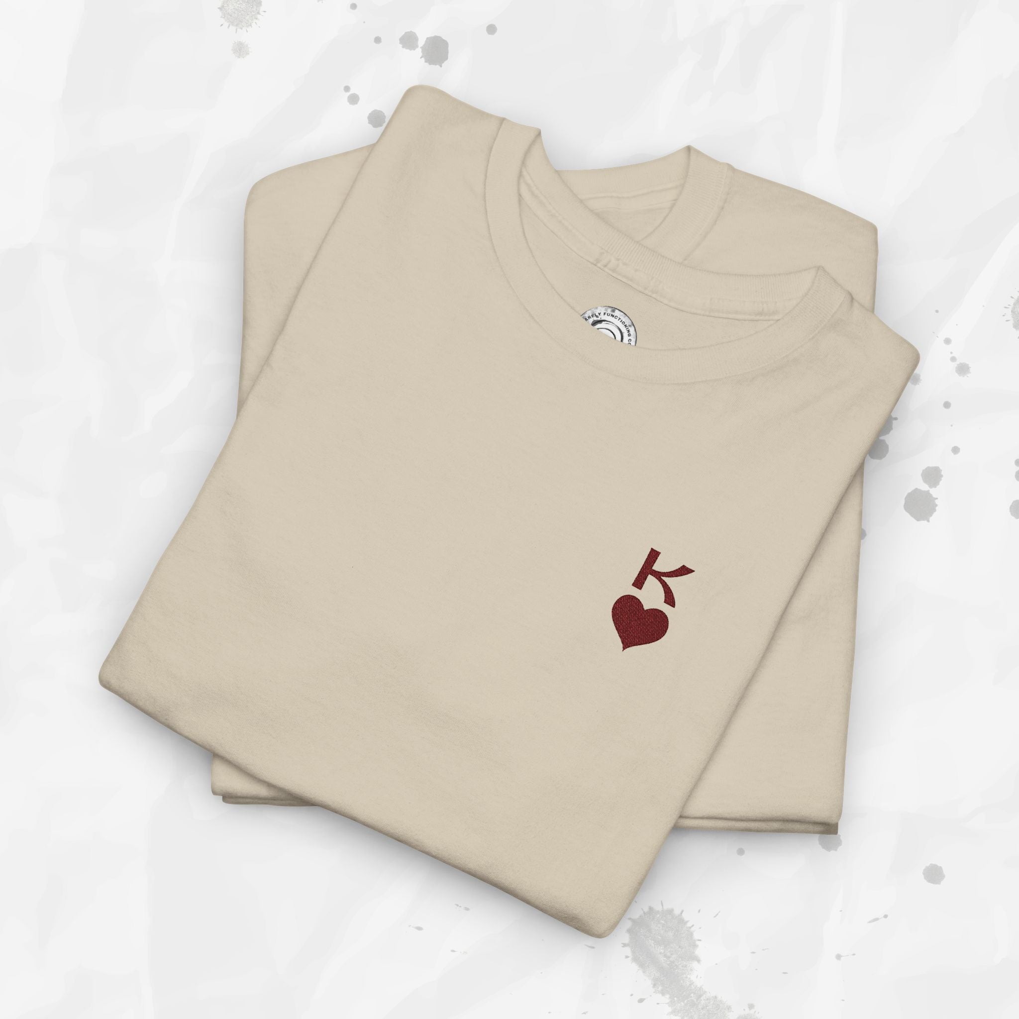 King of Hearts – Embroidered T-Shirt