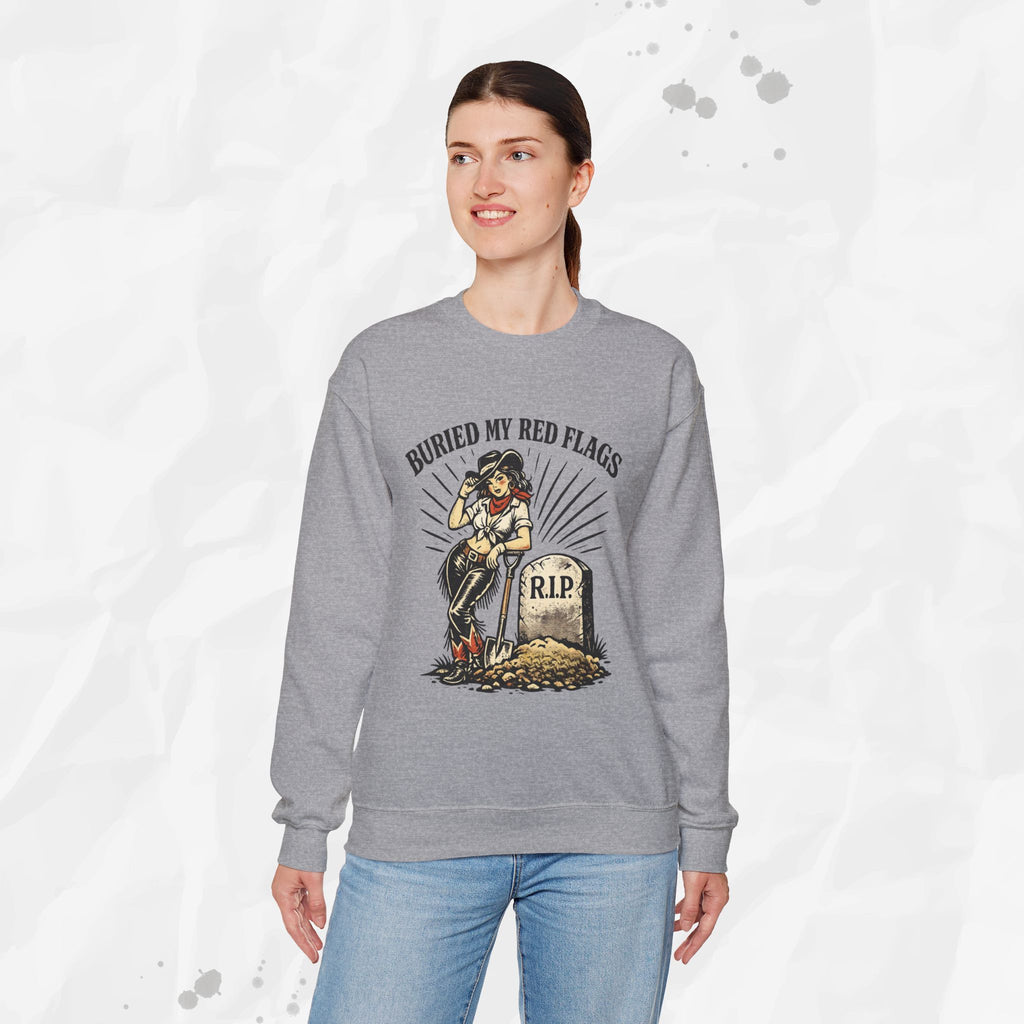 Buried My Red Flags – Crewneck Sweatshirt