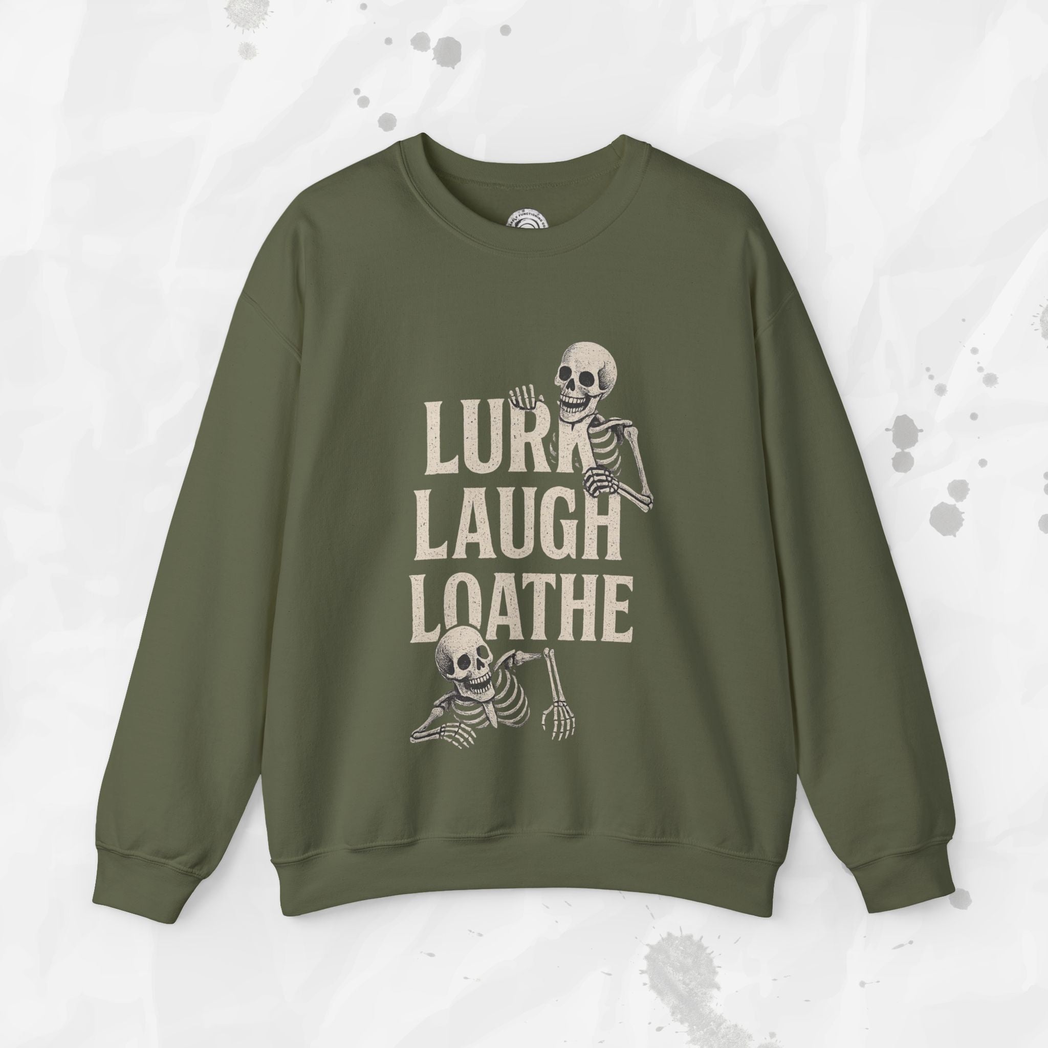 Lurk Laugh Loathe - Crewneck Sweatshirt
