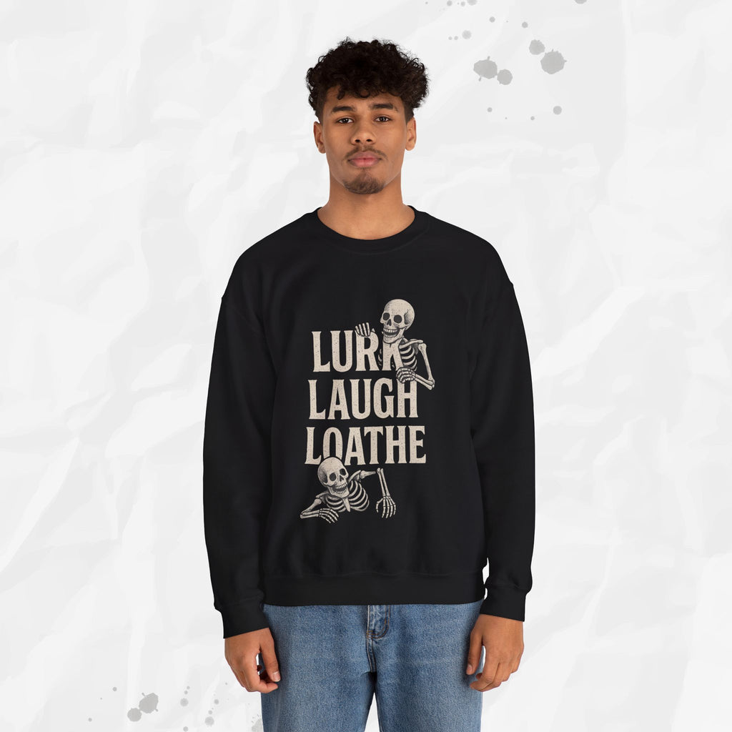 Lurk Laugh Loathe - Crewneck Sweatshirt