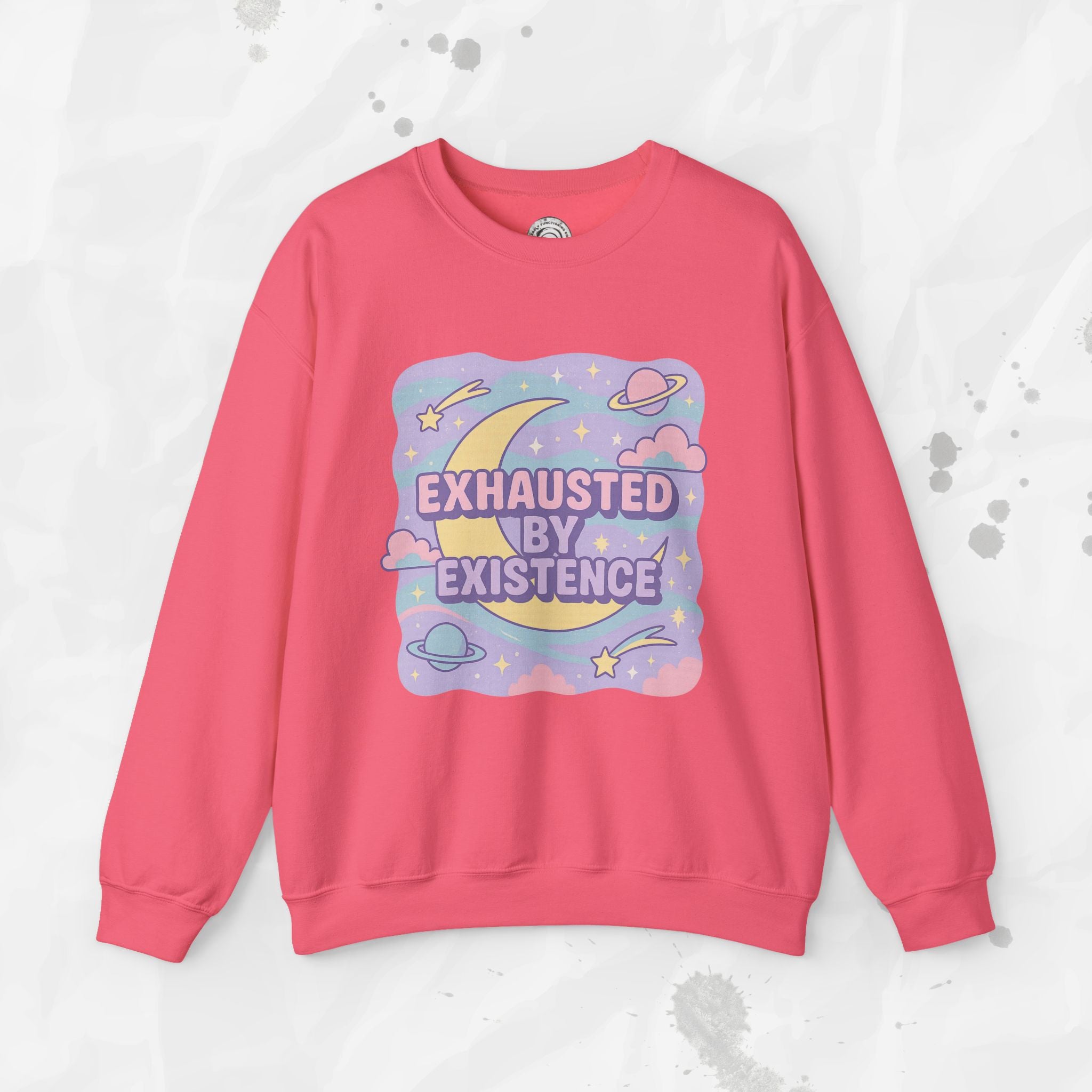 Exhausted by Existence - Crewneck Sweatshirt