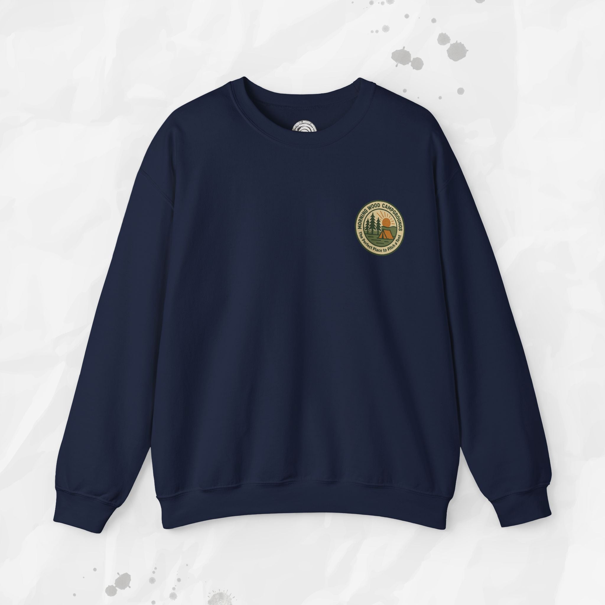 Morning Wood Campgrounds – T-Shirt (Pocket Print)