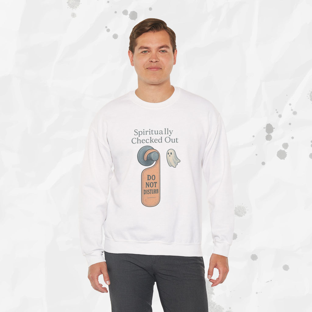 Spiritually Checked Out - Crewneck Sweatshirt