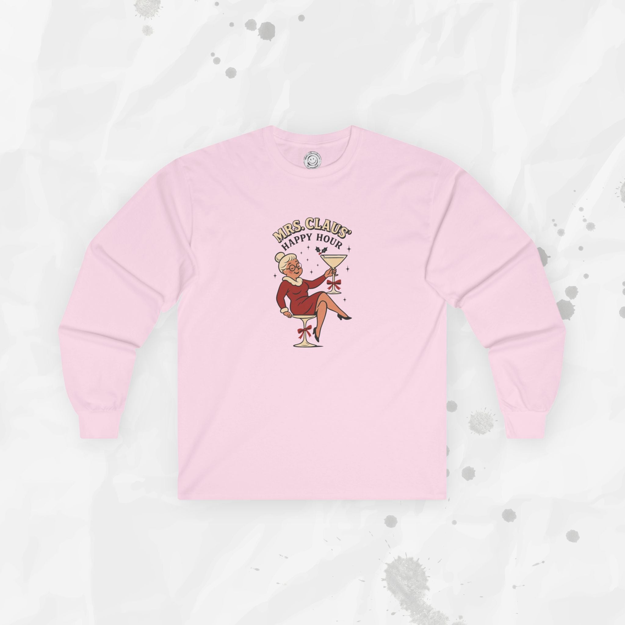 Mrs. Claus Happy Hour – Long Sleeve Shirt