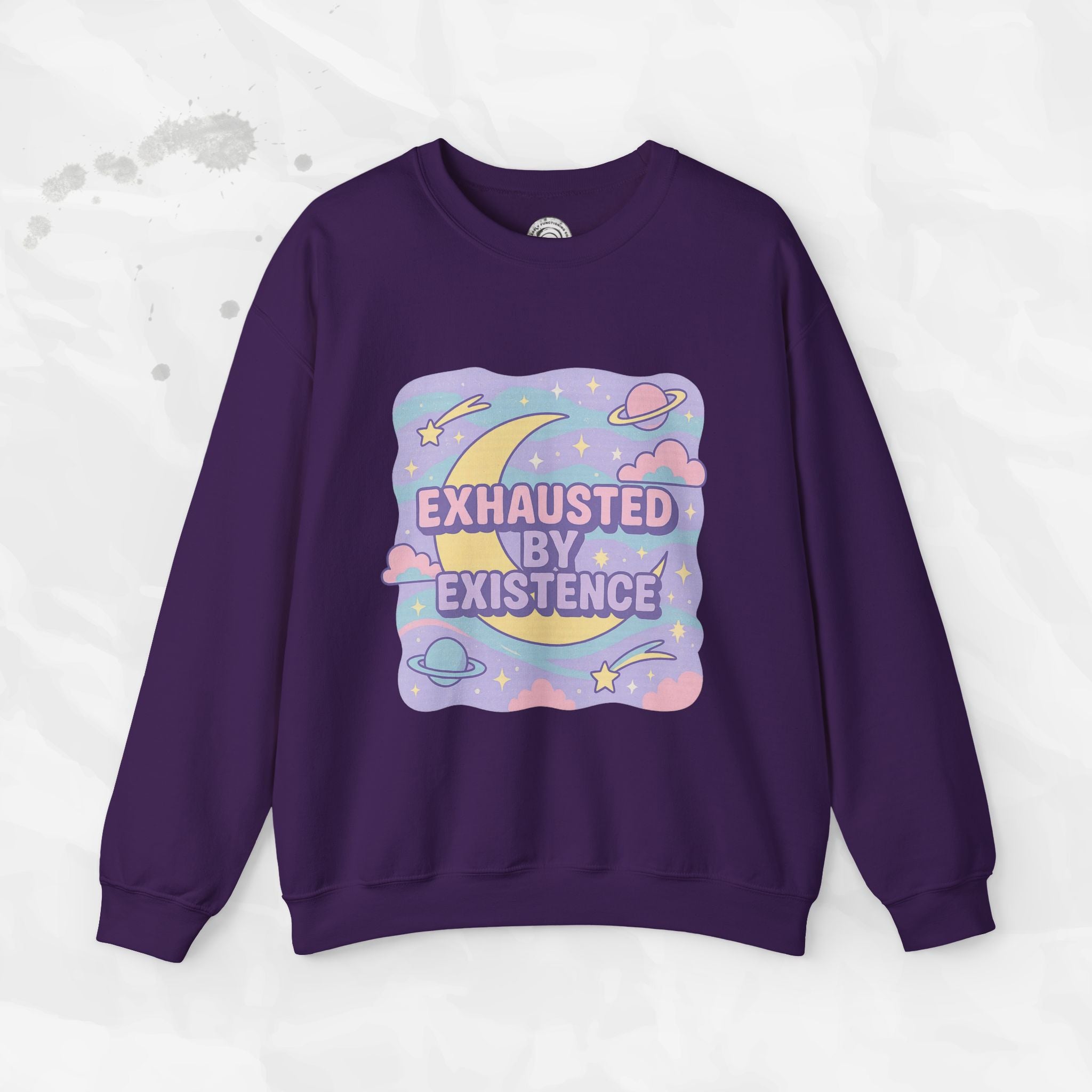 Exhausted by Existence - Crewneck Sweatshirt