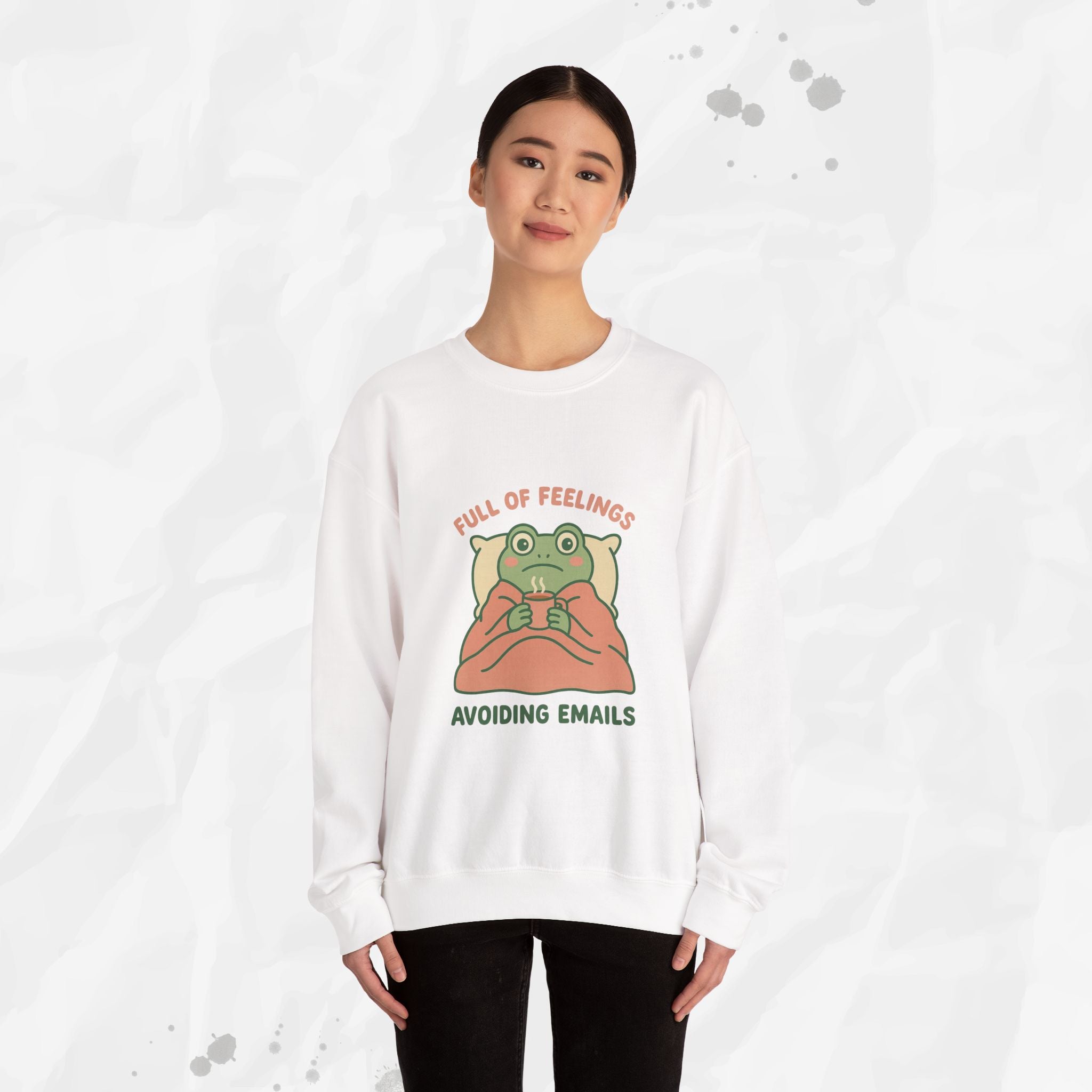 Full of Feelings Avoiding Emails - Crewneck Sweatshirt