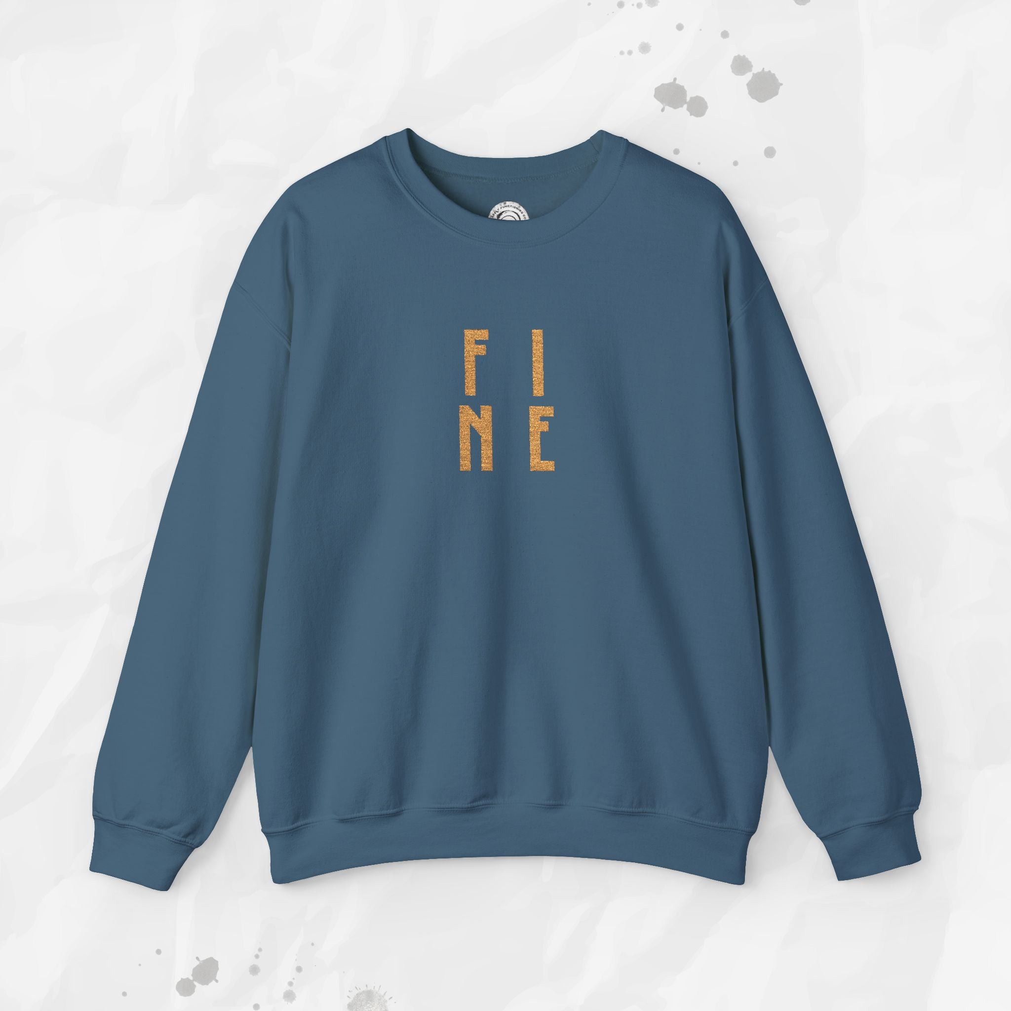 FINE – Embroidered Crewneck Sweatshirt